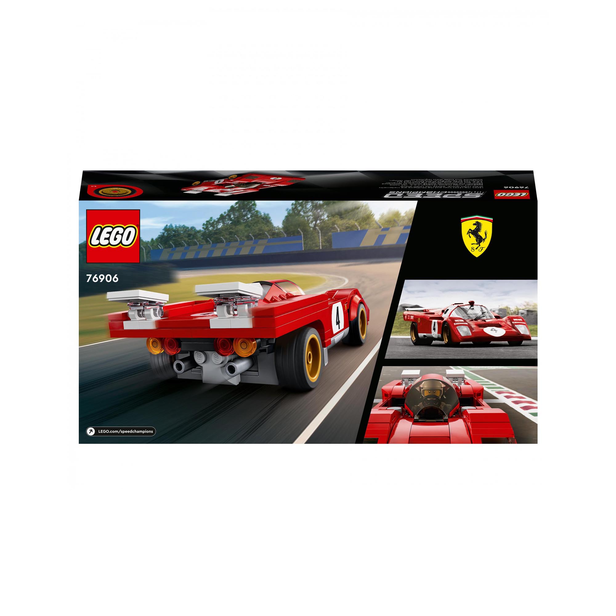 LEGO 76906 Speed Champions 1970 Ferrari 512 M, Macchina Giocattolo da Corsa, Sup 76906, , large