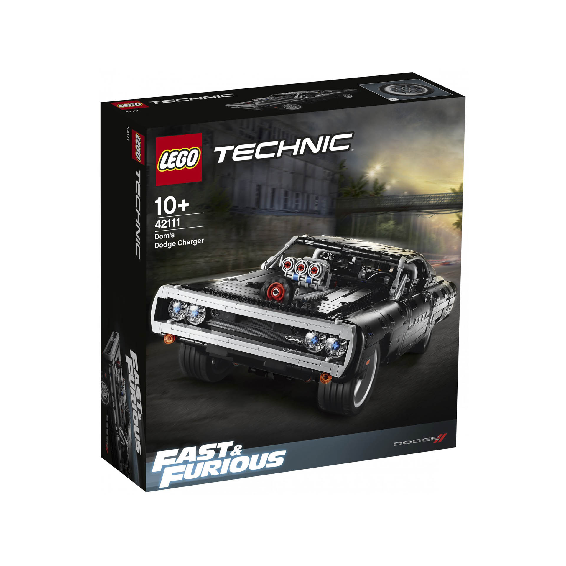 LEGO Technic Dom's Dodge Charger, Modellini Macchine da Corsa Fast & Furious, I 42111, , large