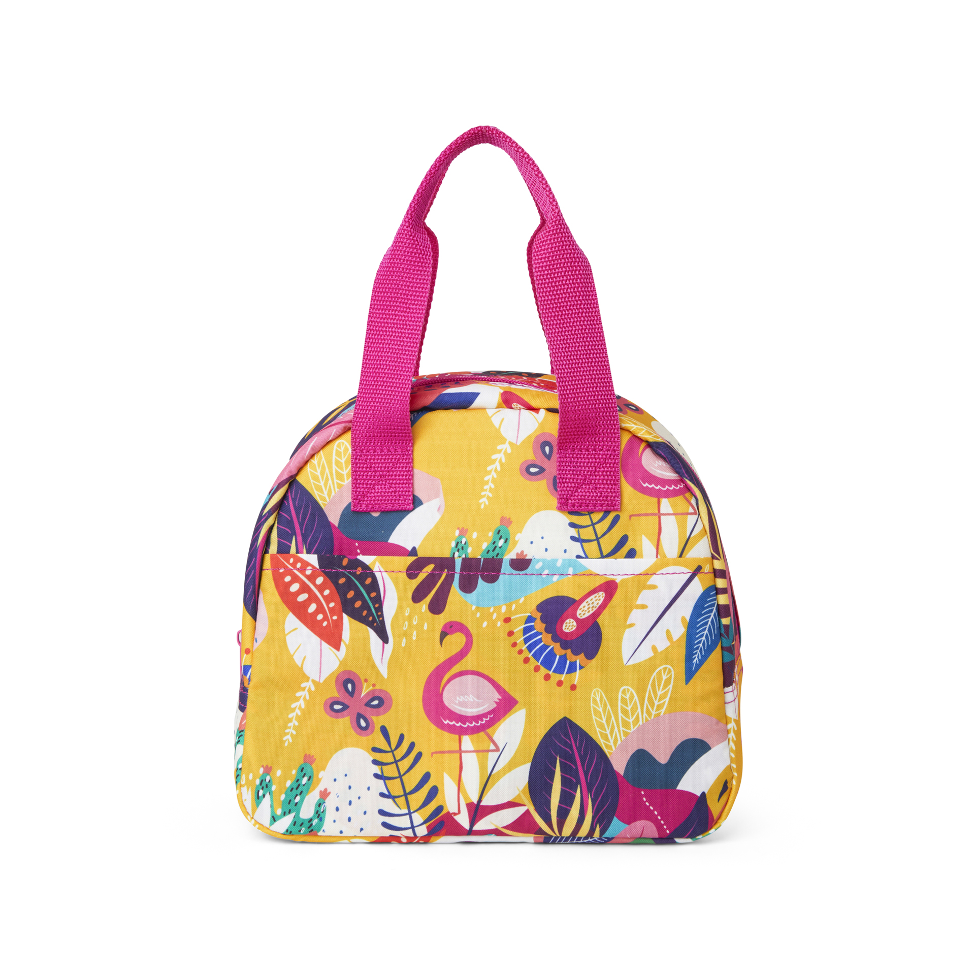 Mini Borsa Termica 6 Lt - Fantasia Jungle Flamingo, , large