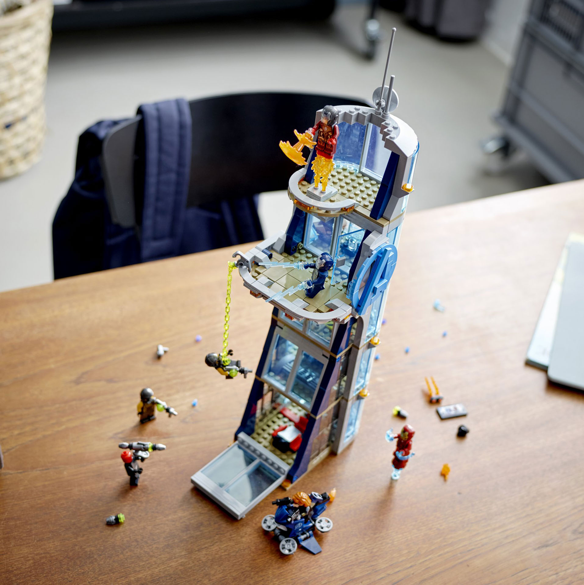 Battaglia sulla torre degli Avengers 76166, , large