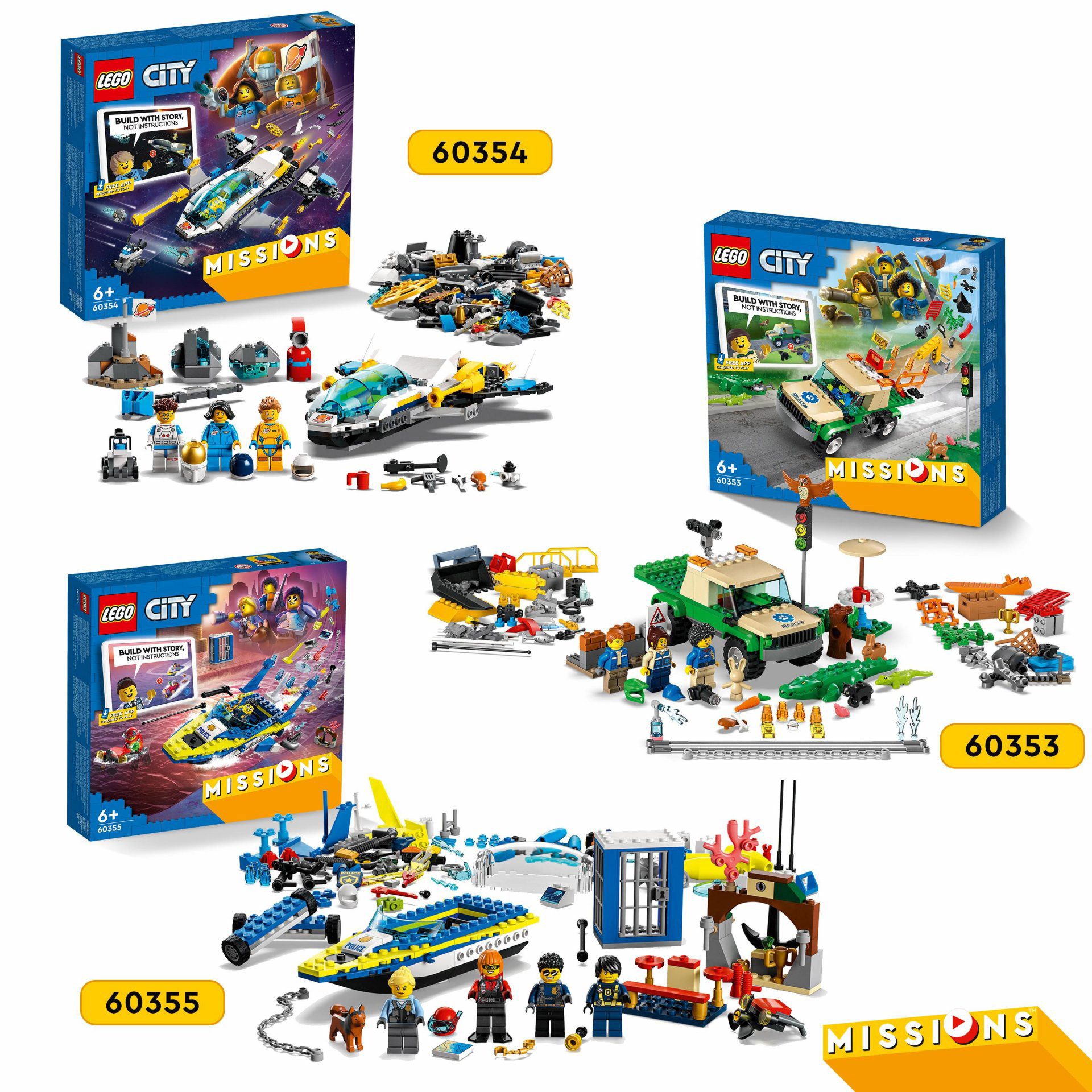 LEGO City Missioni di Esplorazione su Marte, Set di Costruzioni con Avventura Di 60354, , large