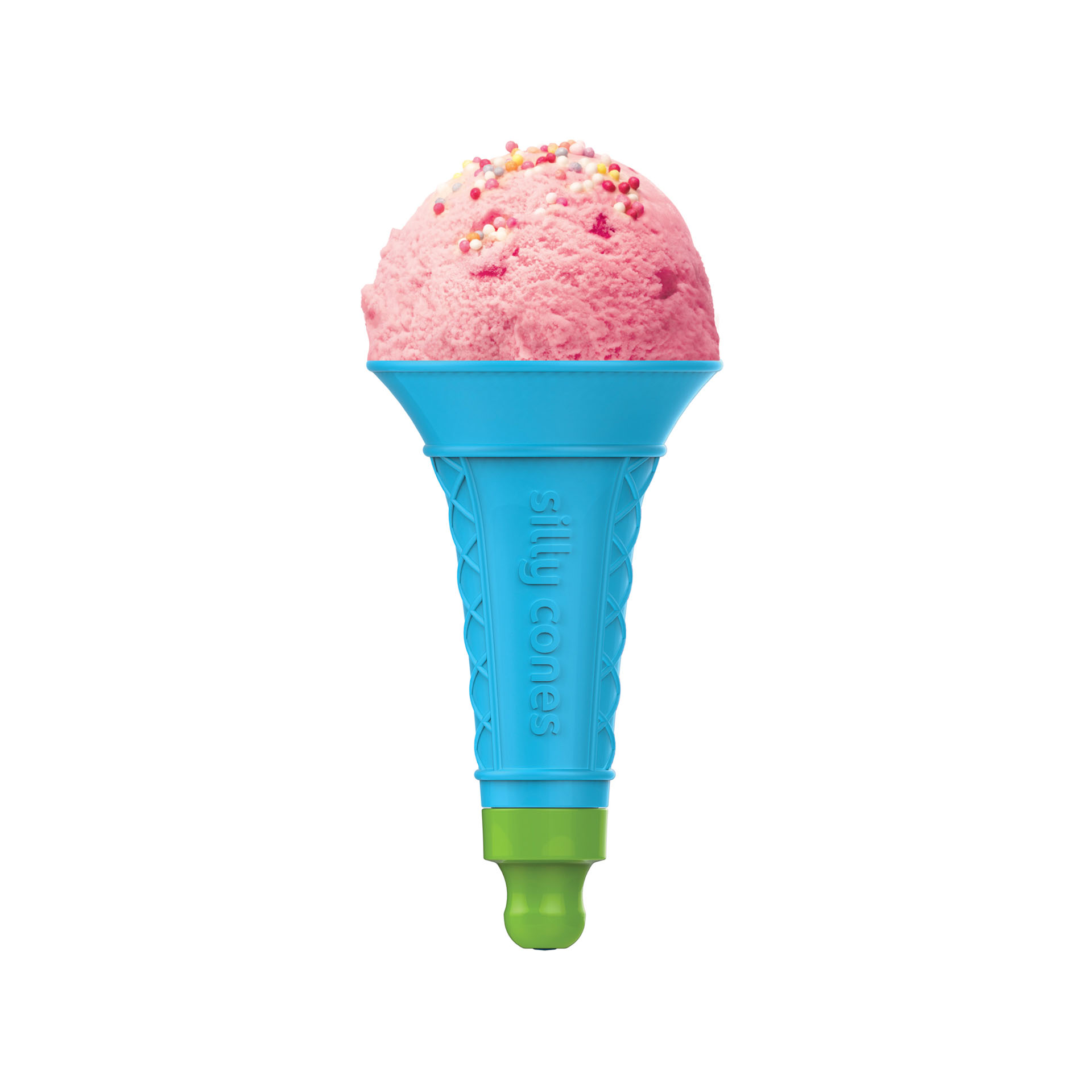 Cono gelato in silicone riutilizzabile set da 2, , large