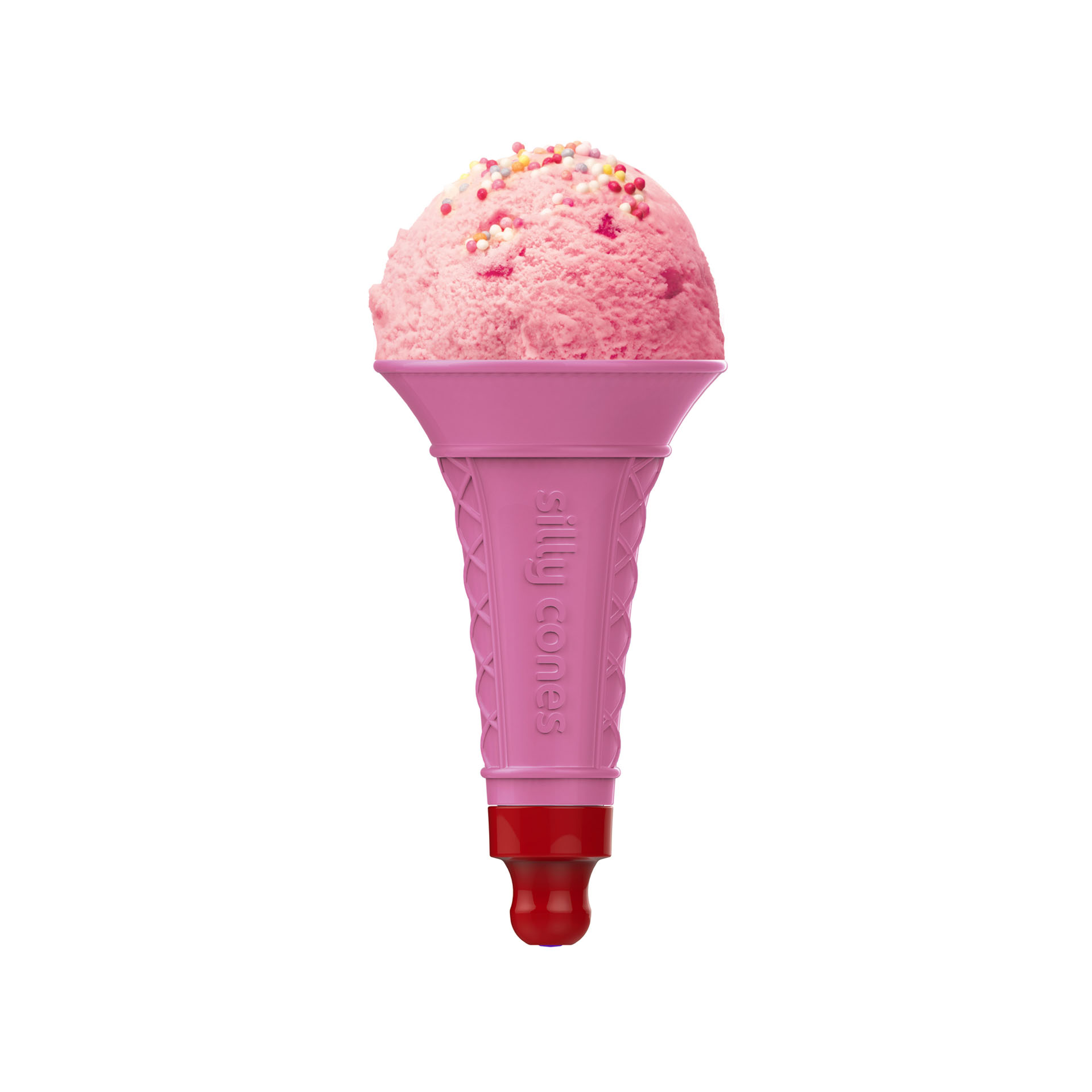 Cono gelato in silicone riutilizzabile set da 2, , large