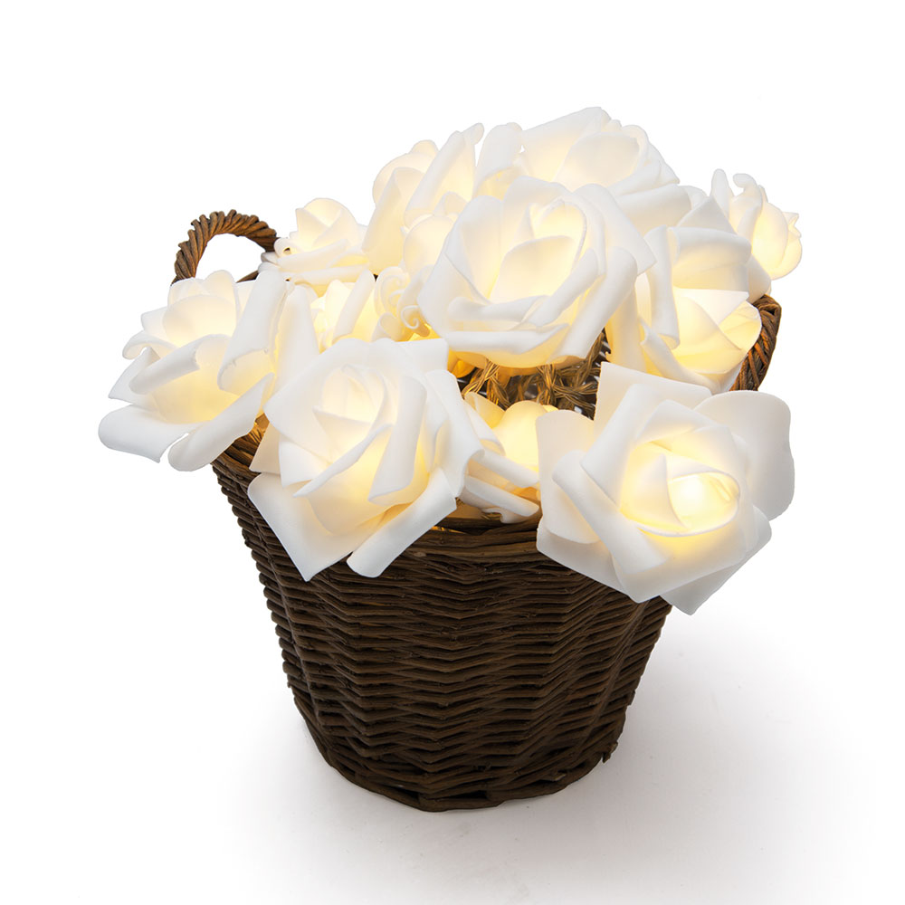 Rose bianche luminose, , large