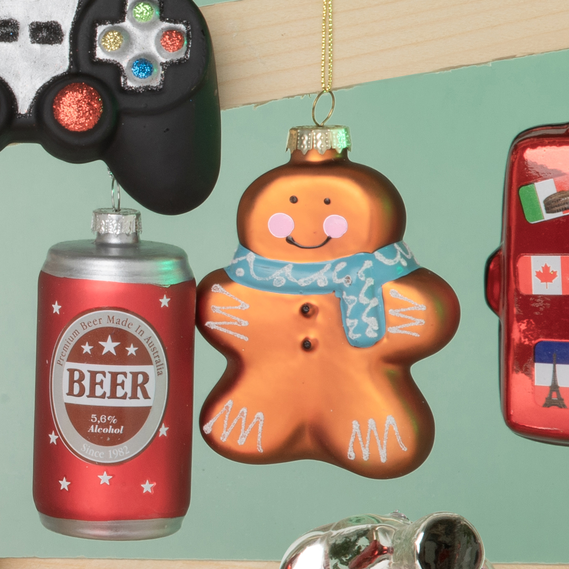 Decorazione Albero Natale – Omino Di Pan Di Zenzero, , large
