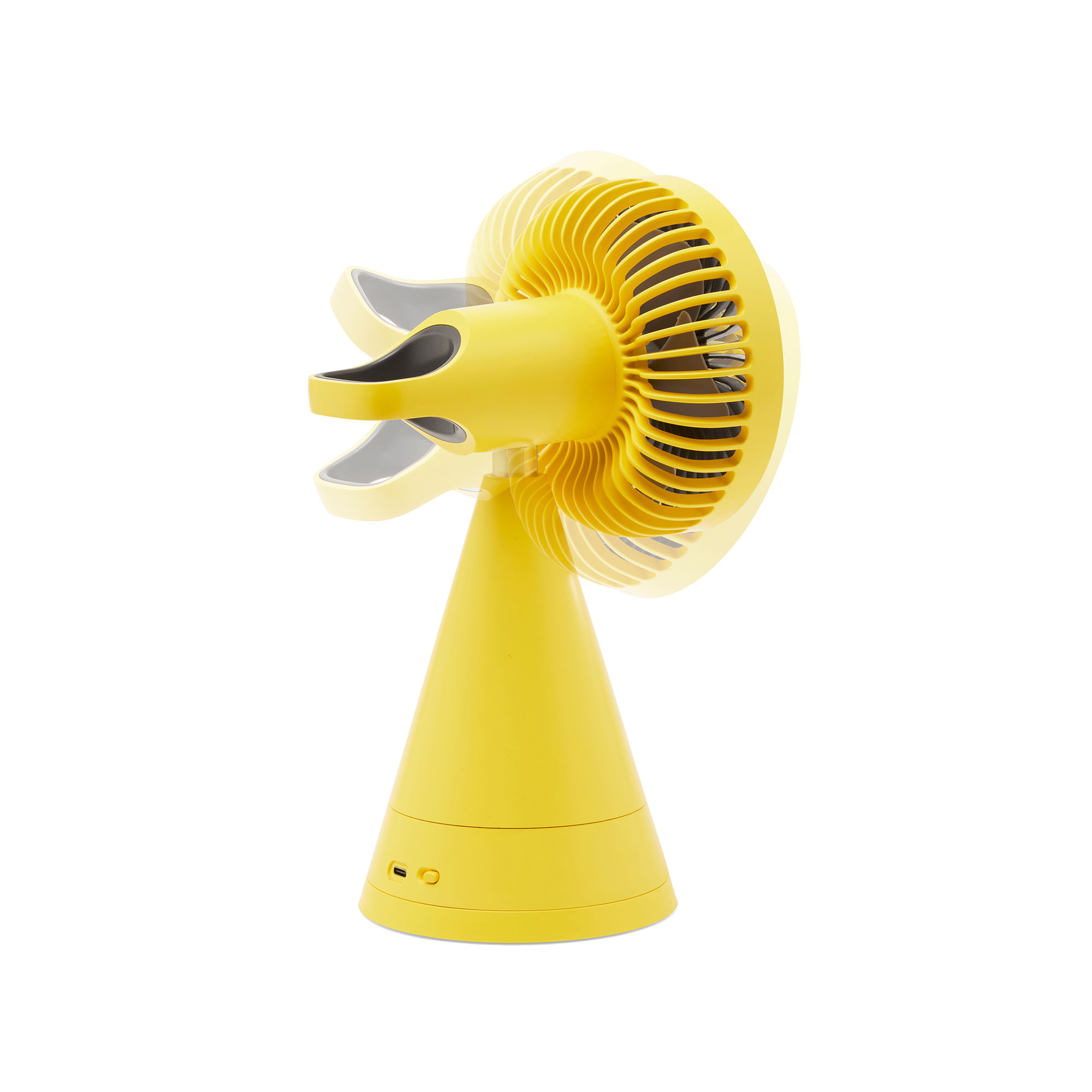 Ventilatore ricaricabile da tavolo con specchio, , large
