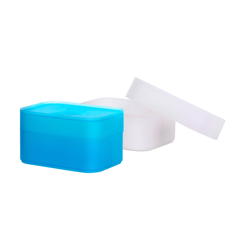 Scatola portaoggetti con divisori interni 9 cm, , large