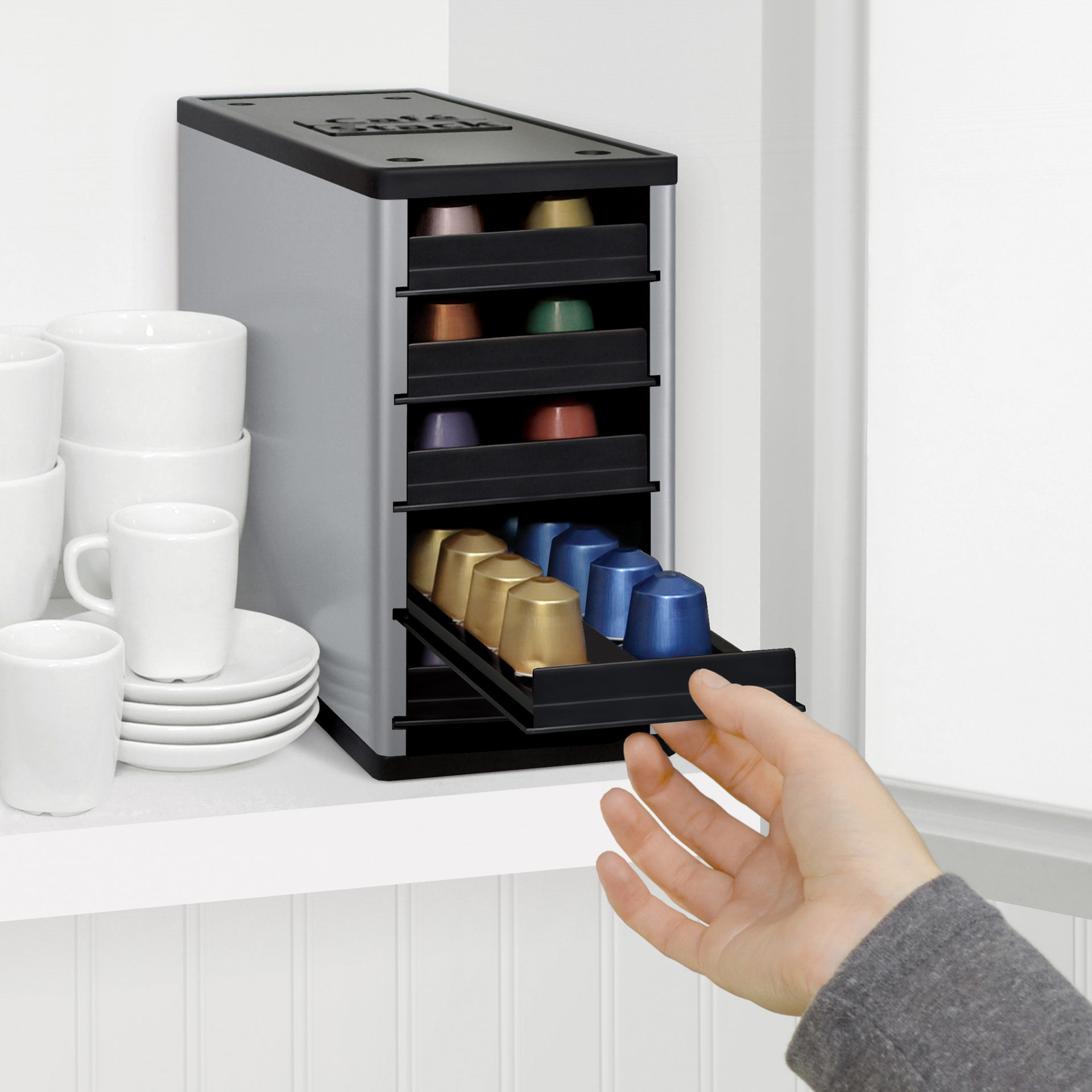 Porta capsule per macchina da caffè Nespresso, , large