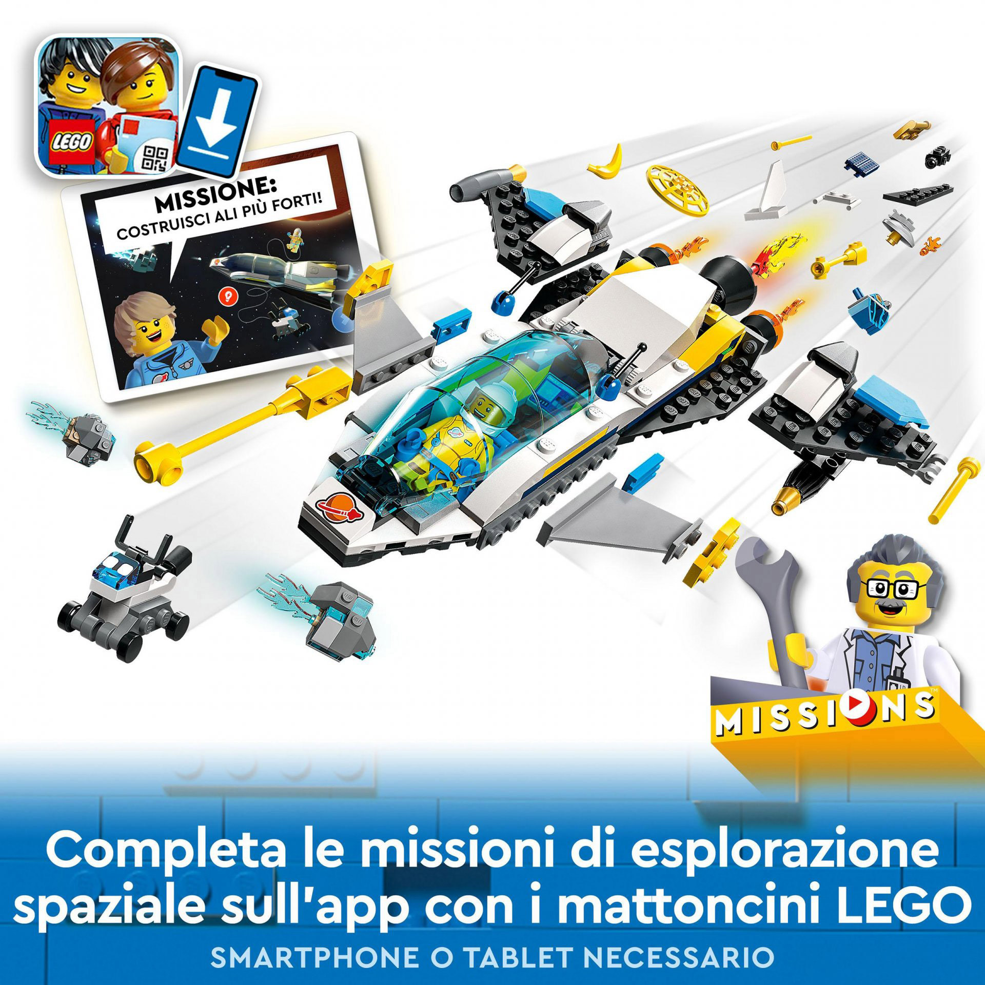 LEGO City Missioni di Esplorazione su Marte, Set di Costruzioni con Avventura Di 60354, , large