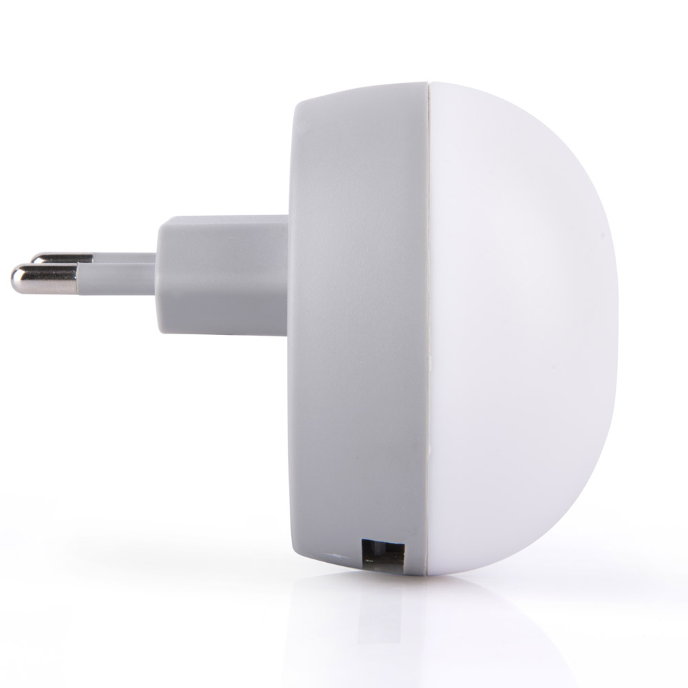 Luce notturna con doppia presa USB, , large