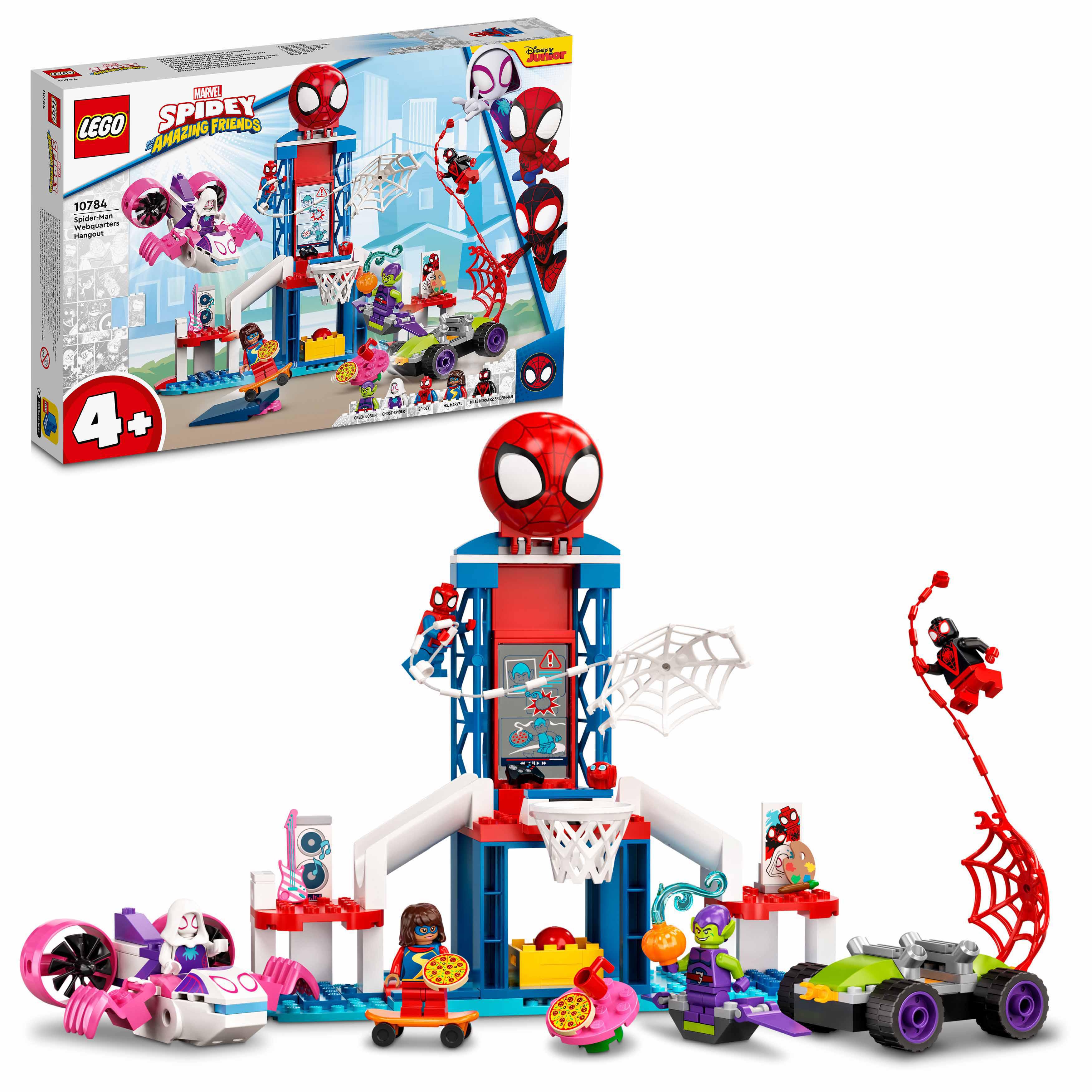 LEGO Marvel Spidey e i Suoi Fantastici Amici, I Webquarters di Spider-Man, Gioca 10784, , large