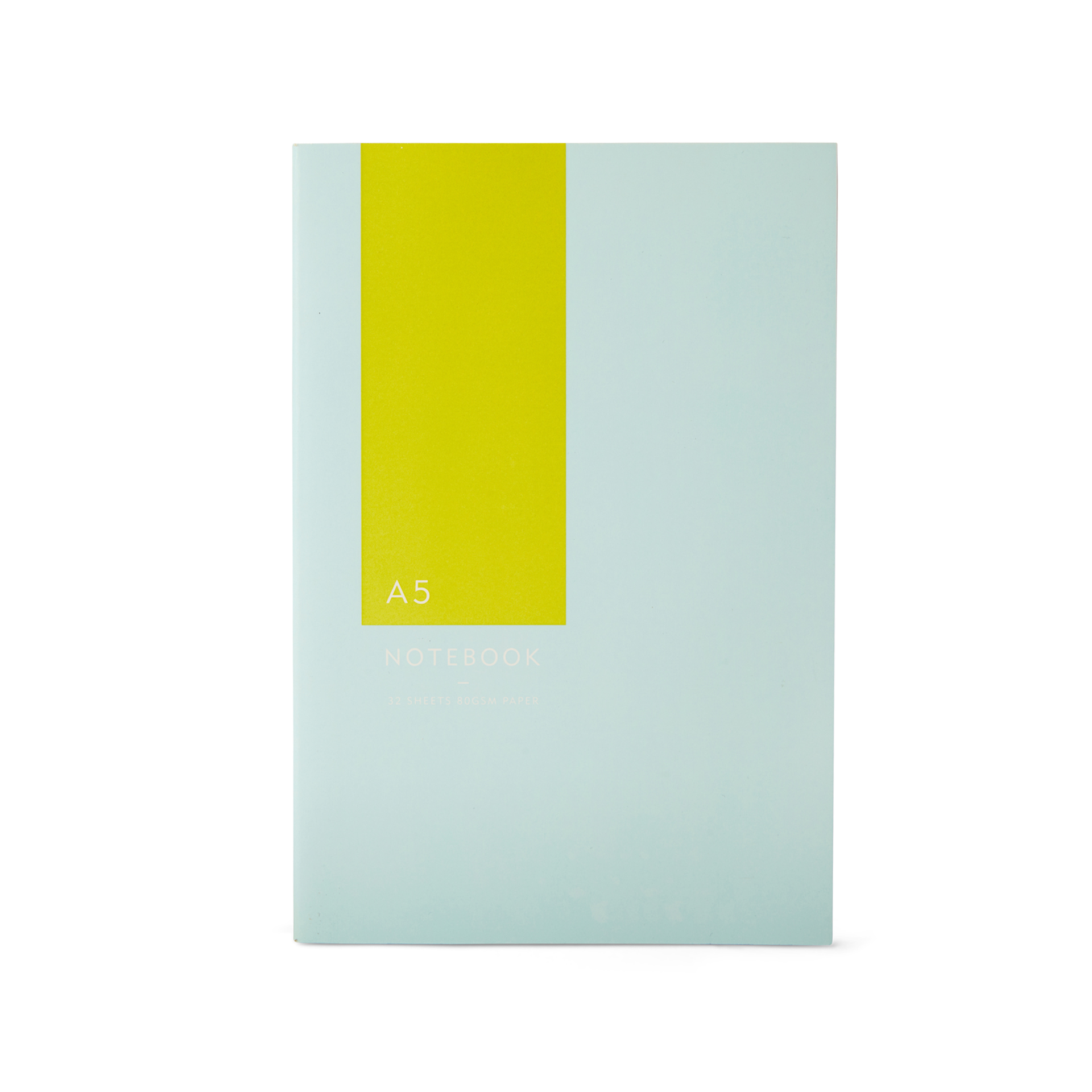 Quaderni A5 A Righe Con Copertina Morbida Bicolor Celeste/giallo E Verde/celeste – Set 2 Pz, , large