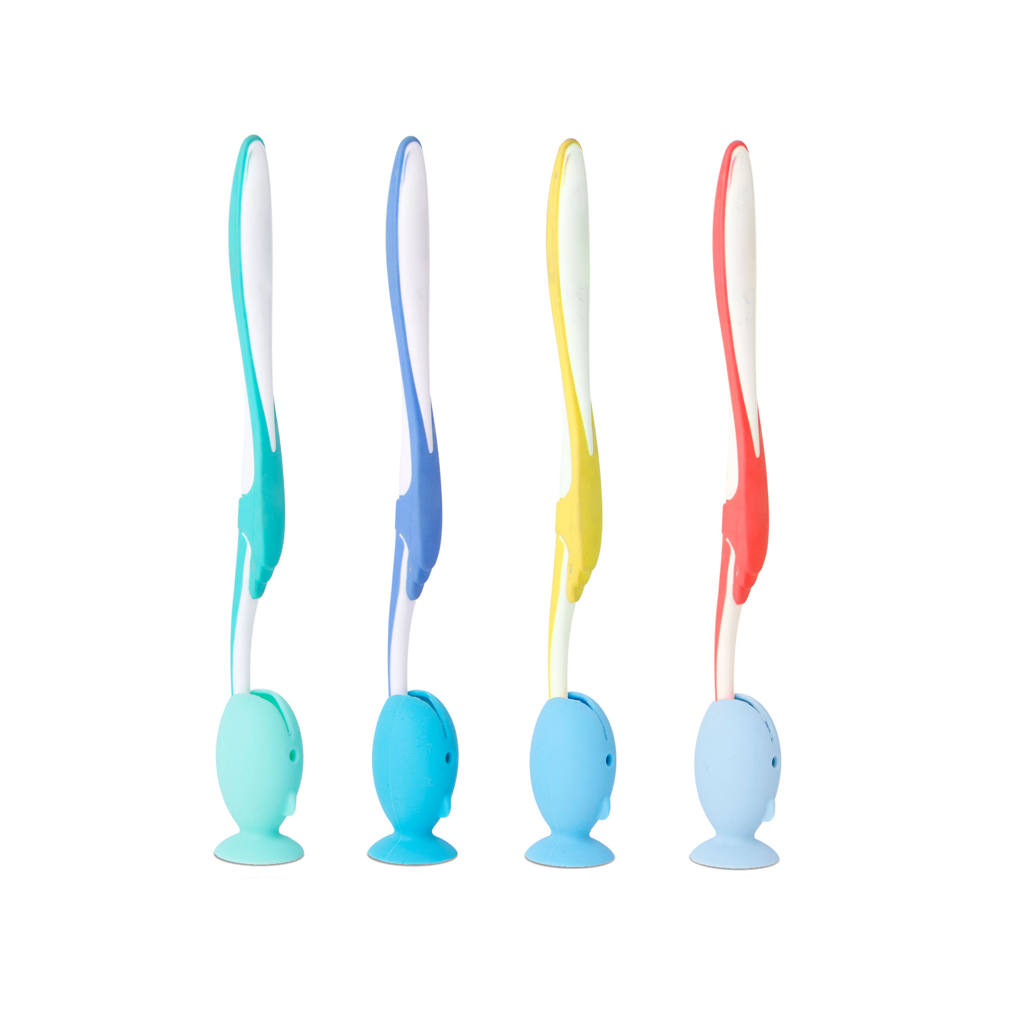 Protezione in silicone per spazzolino da denti - Set da 4 pz, , large