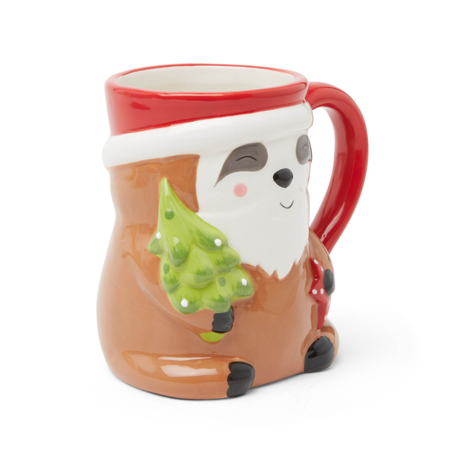 Tazza mug natalizia in ceramica bradipo, , large
