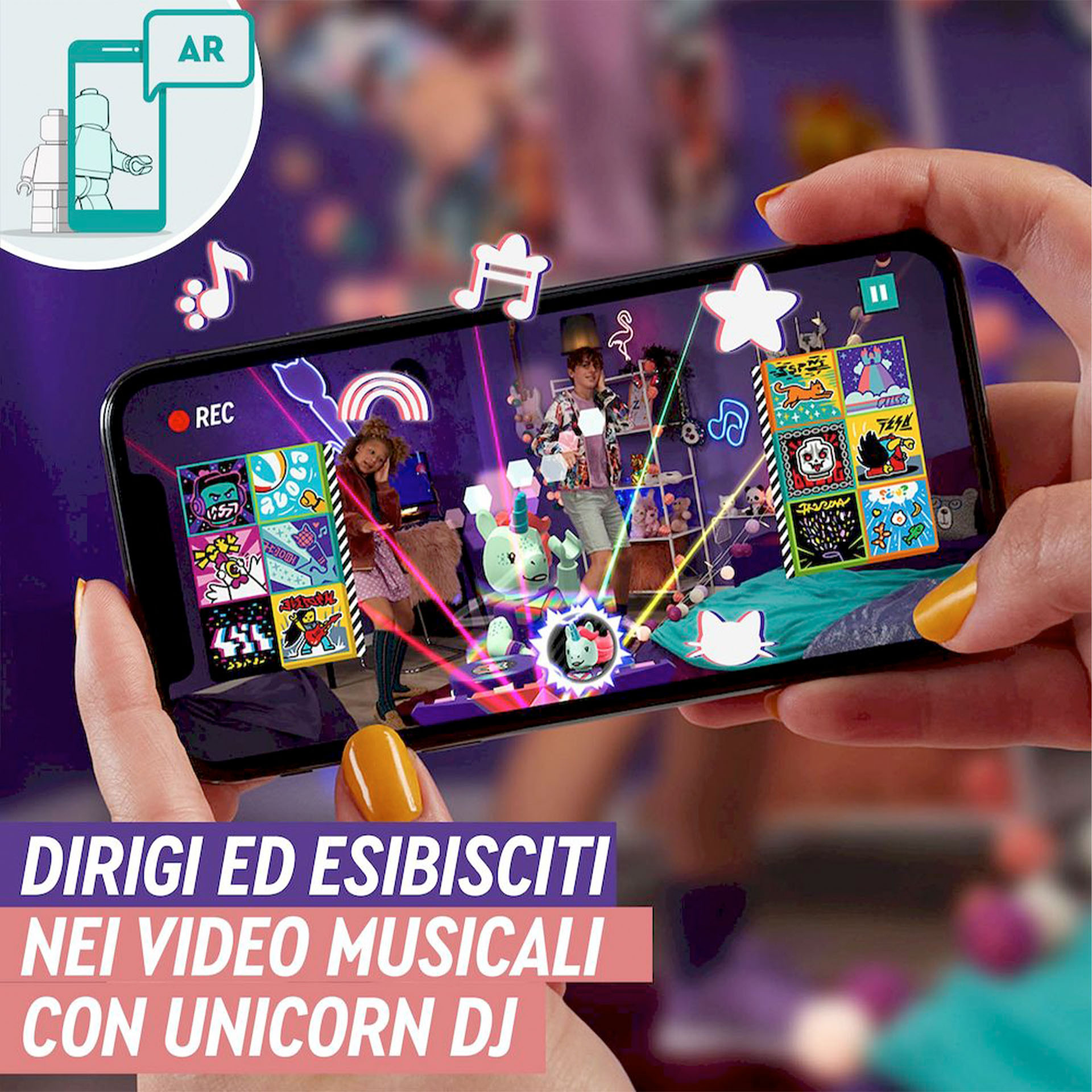 LEGO VIDIYO Unicorn DJ BeatBox 43106, , large