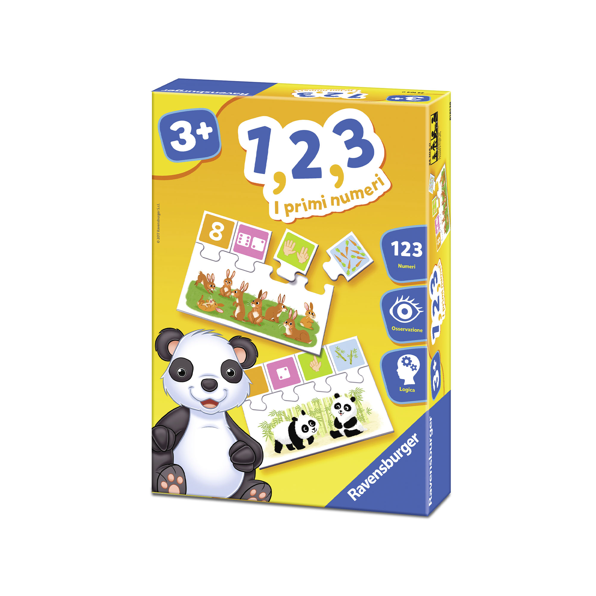 Ravensburger Gioco Educativo 24104 - 1,2,3 I Primi Numeri, , large