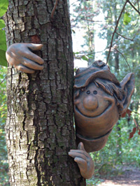 Elfo decorativo per albero, , large