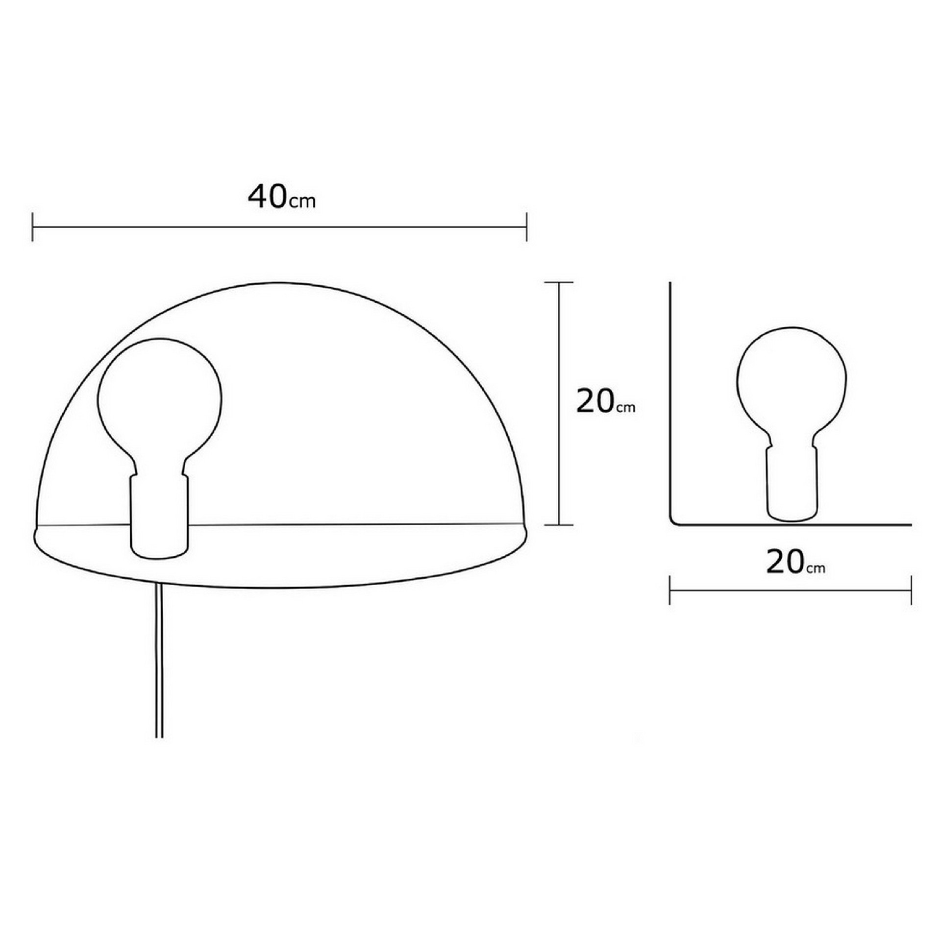 HOMEMANIA Lampada a Parete Shelfie, oro, , large