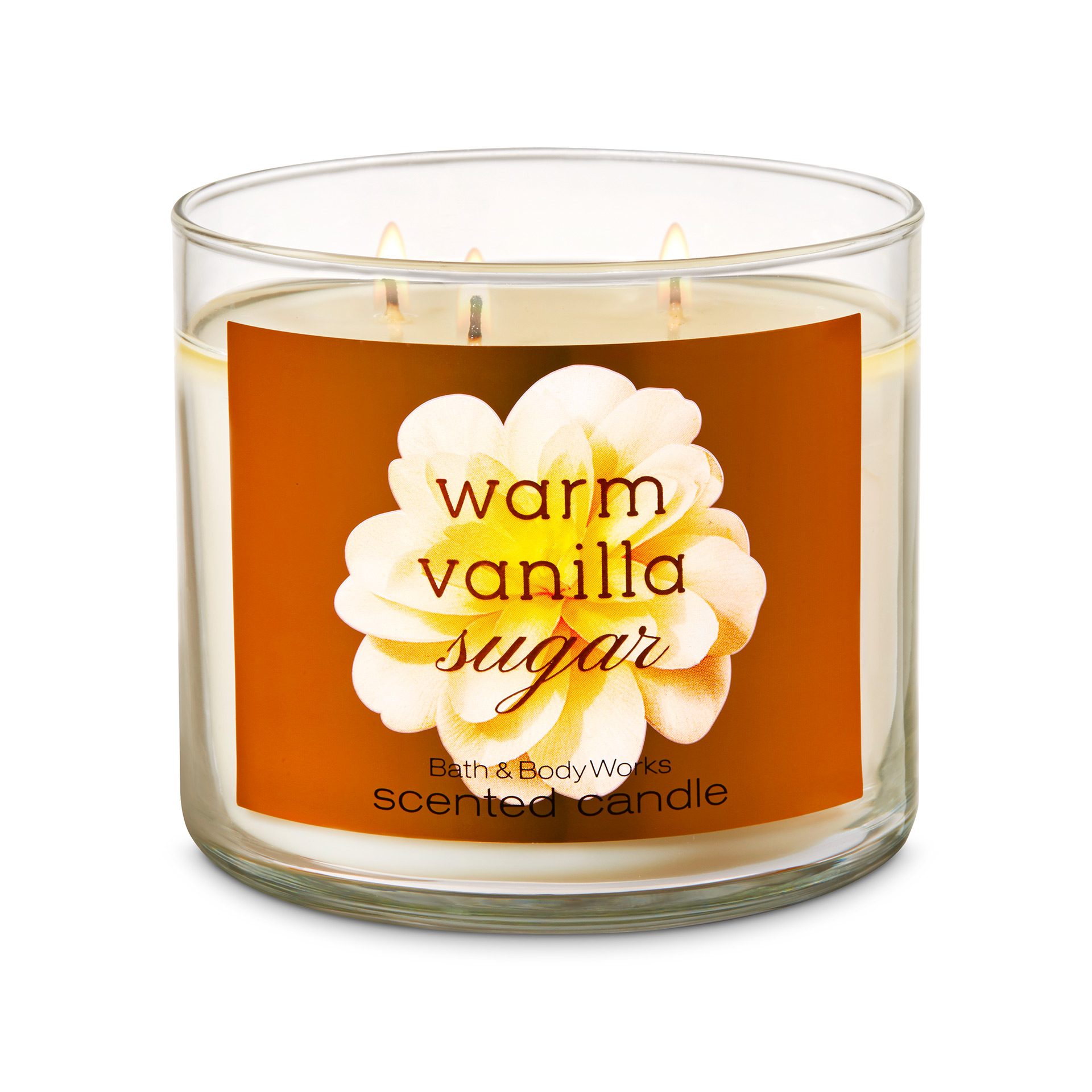 Warm Vanilla Sugar Candela profumata decorativa 3 stoppini con oli essenziali, , large