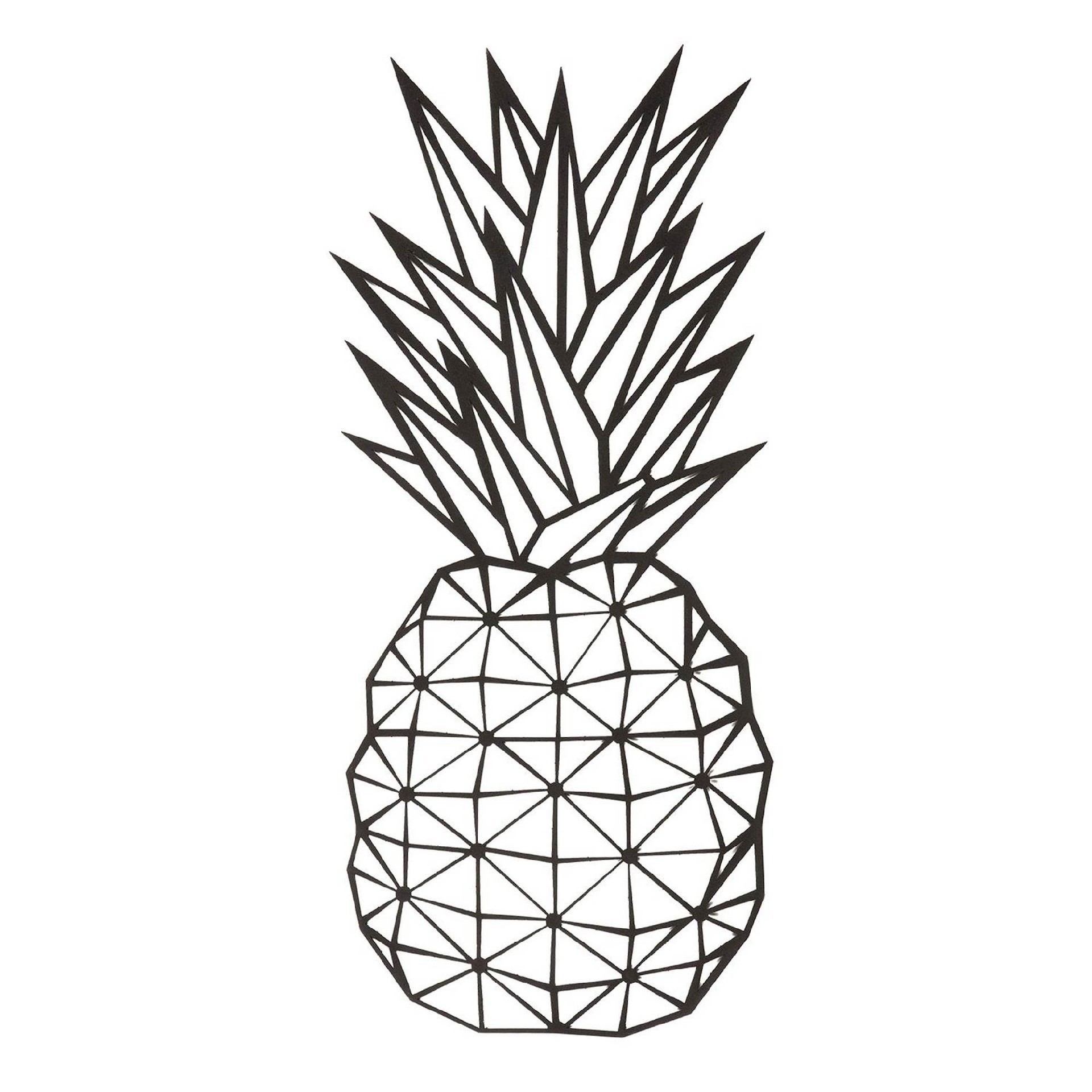 HOMEMANIA Decorazione da Parete Pineapple, , large