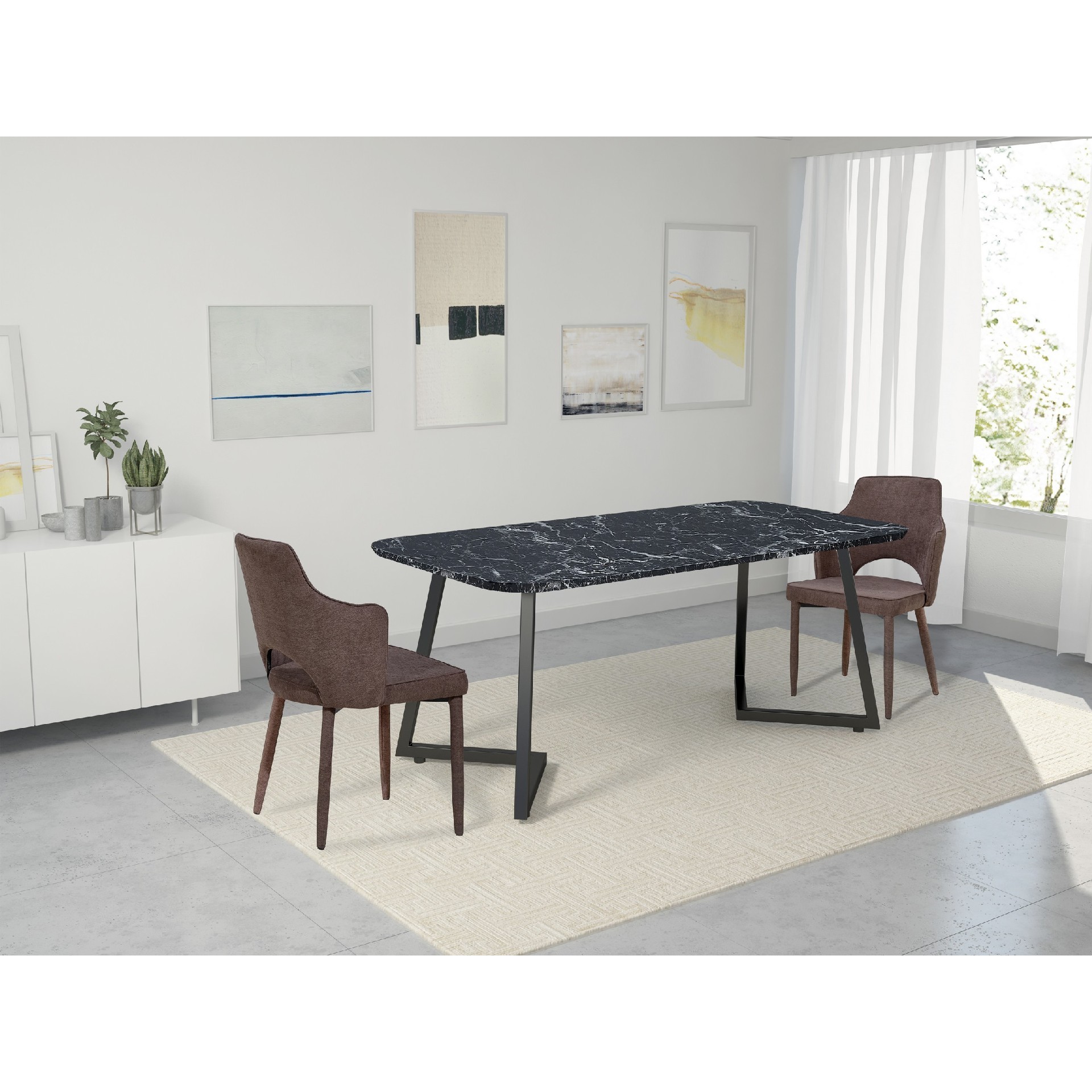 HOMEMANIA Sedia alhena, , large
