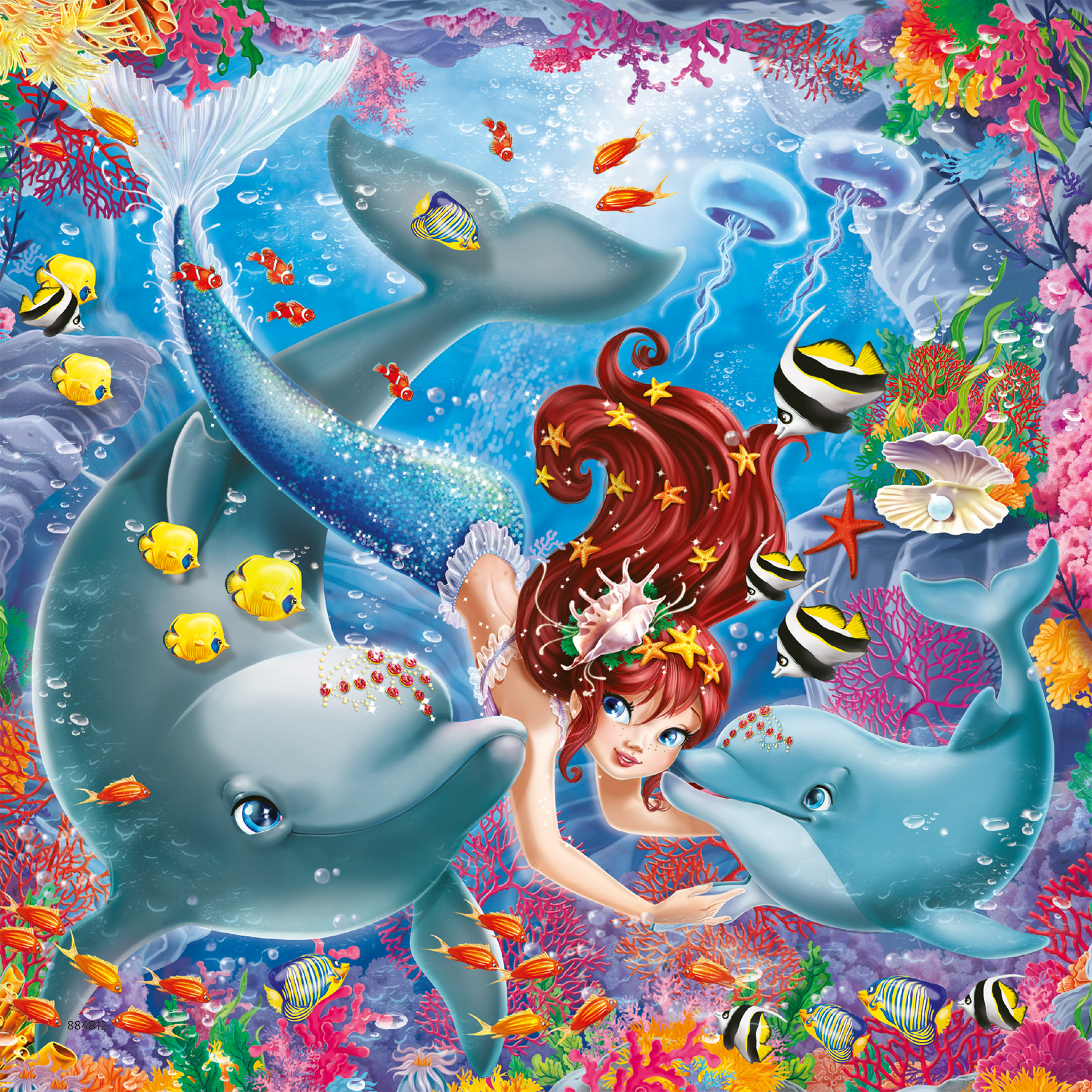 Ravensburger Puzzle 3x49 Pezzi 08063 - Incantevoli Sirene, , large