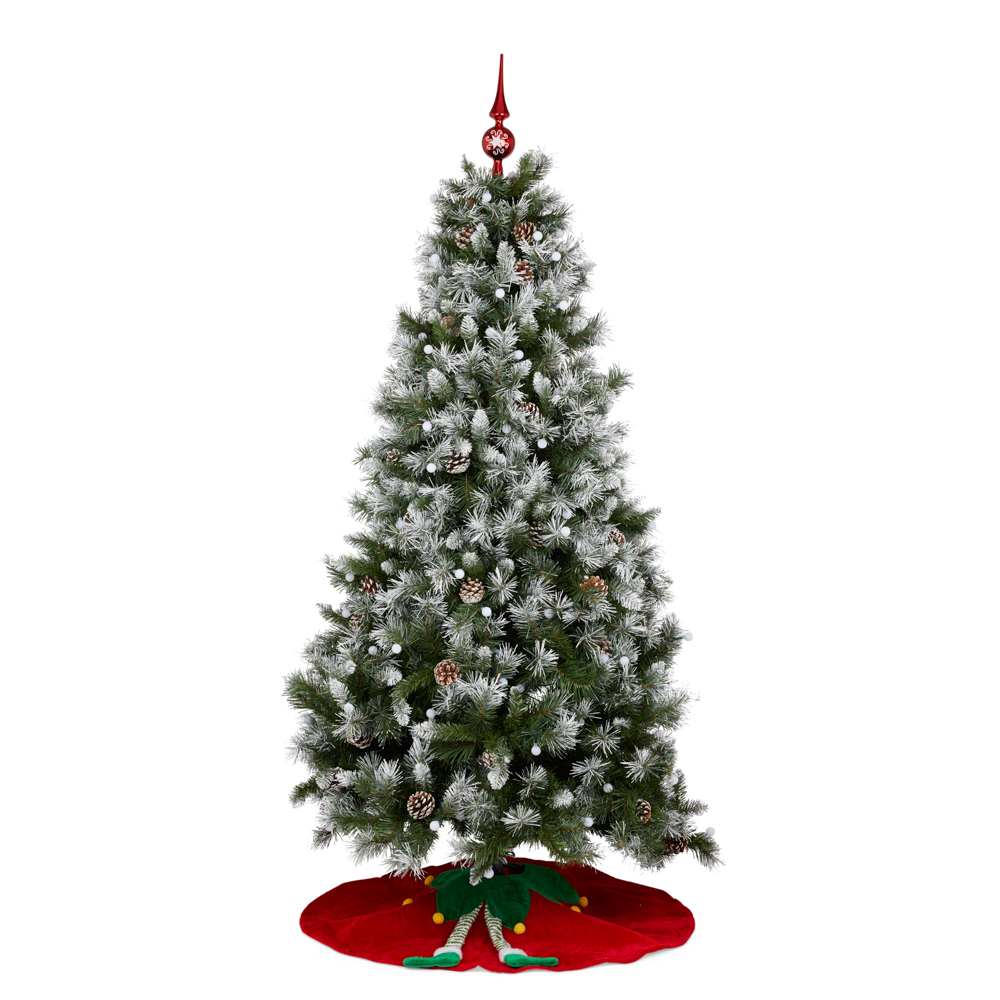 Puntale Per Albero Di Natale - Colore Rosso/bianco, , large