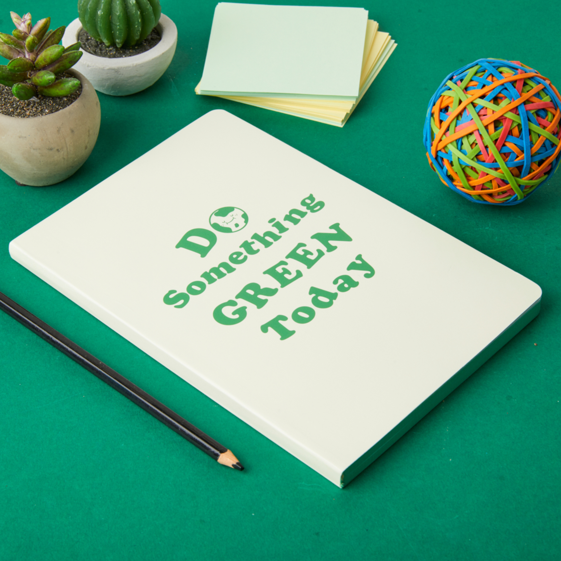 Quaderno Con Copertina Morbida – “do Something Green Today”, , large