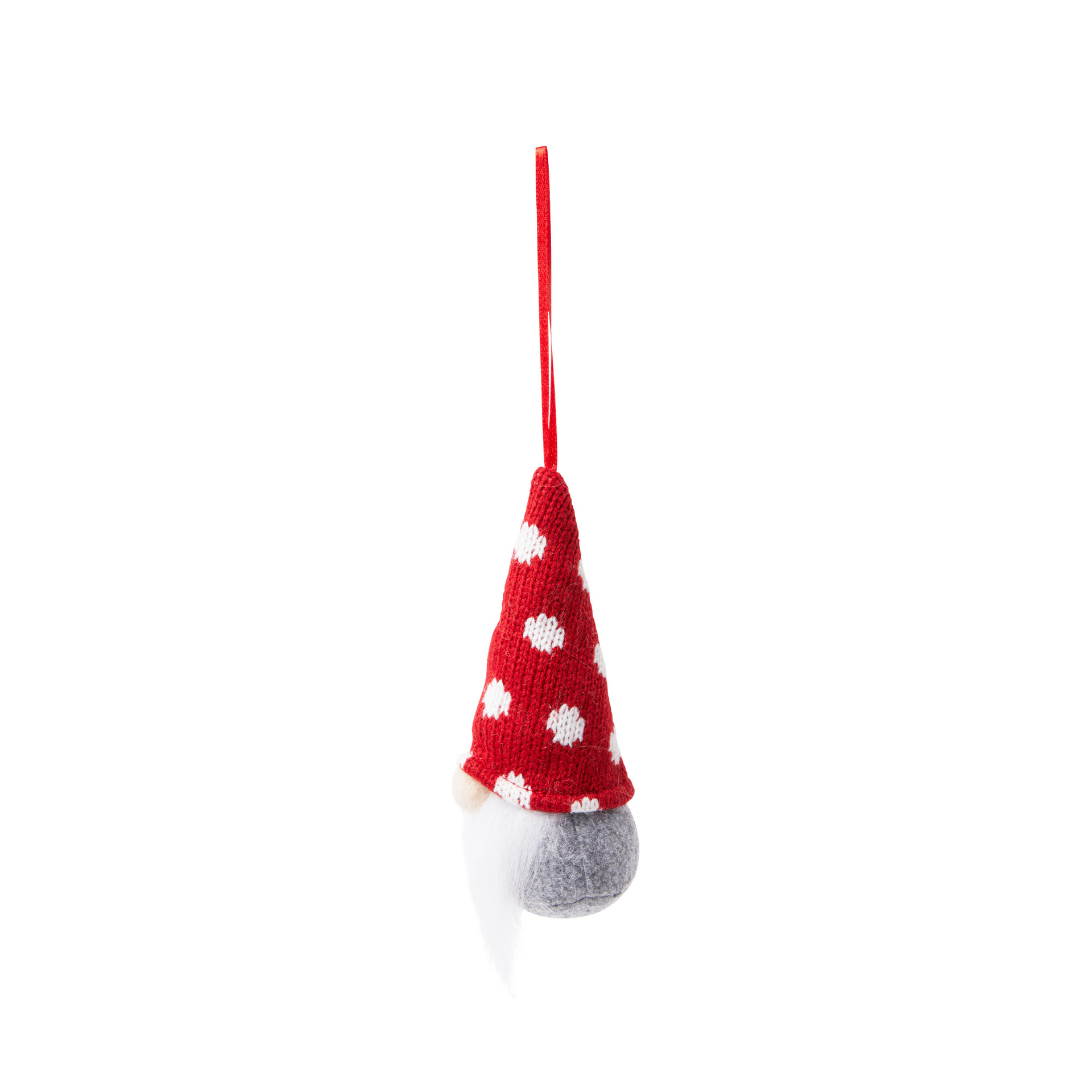 Decorazione da appendere a forma di gnomo - Pois, , large