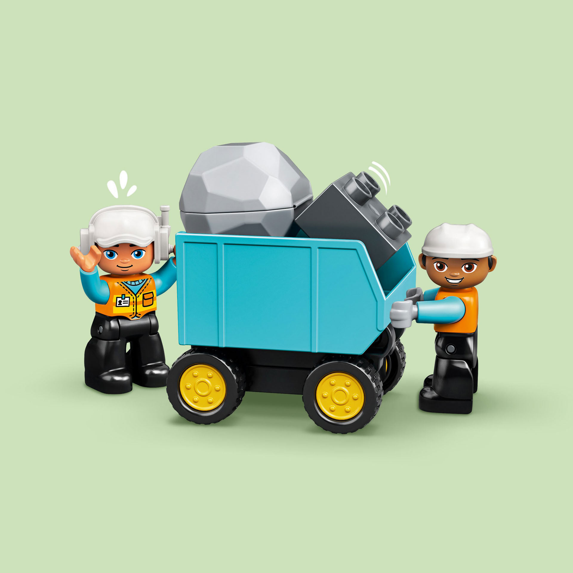 LEGO Duplo Camion e scavatore cingolato 10931, , large