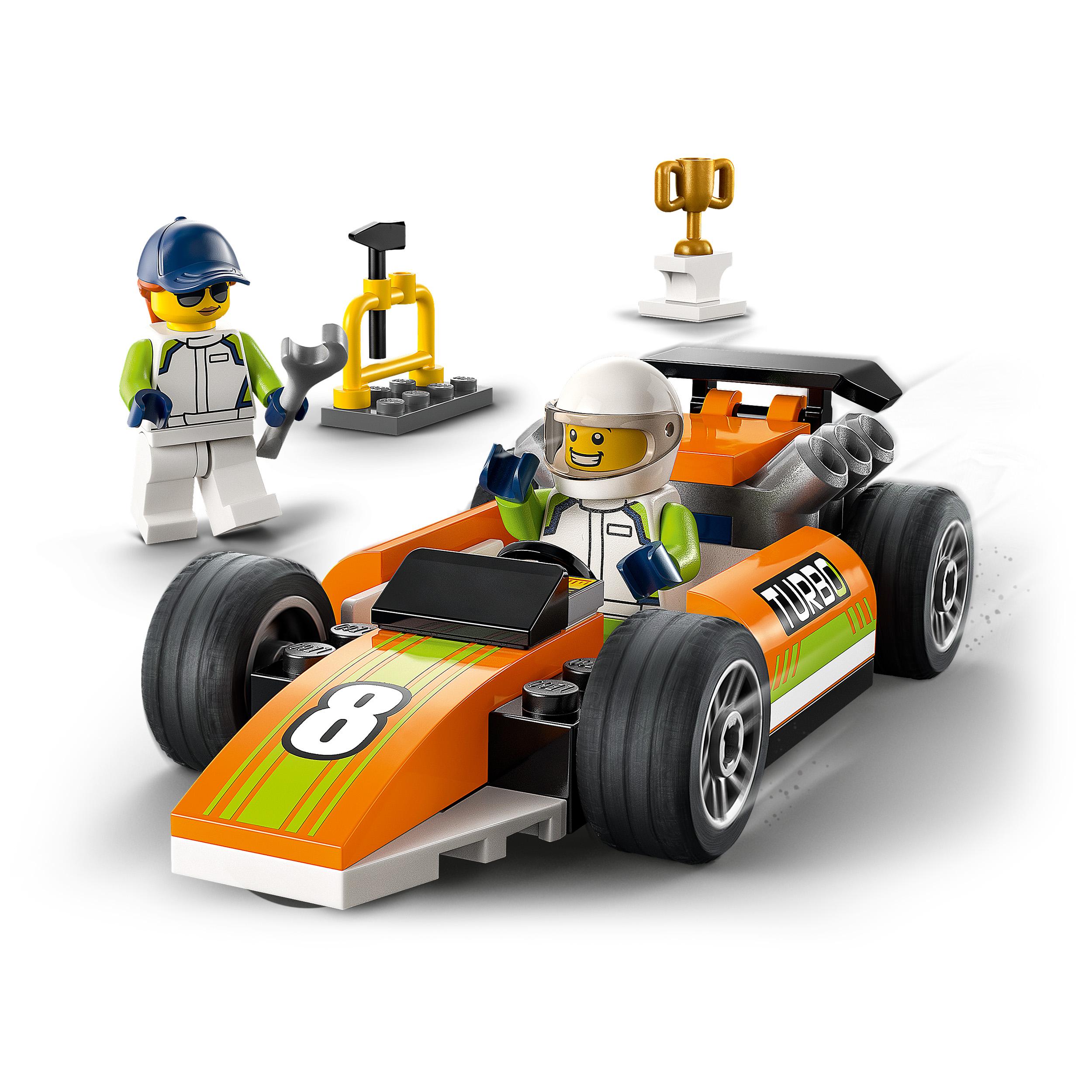 LEGO City Great Vehicles Auto da Corsa, Macchina Giocattolo Stile Formula 1 con 60322, , large