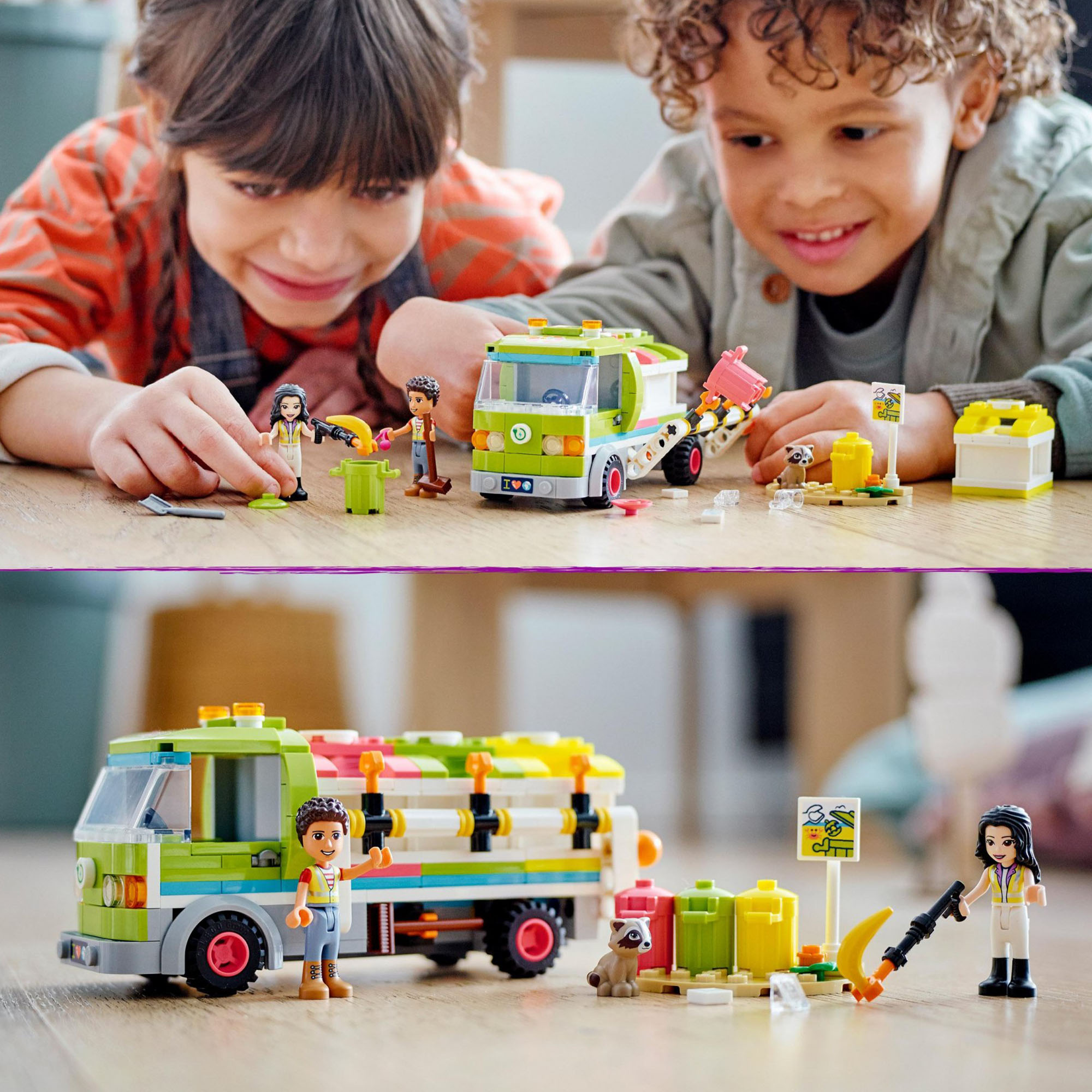 LEGO Friends Camion Riciclaggio Rifiuti, con Mini Bambolina Emma, Set Costruzion 41712, , large