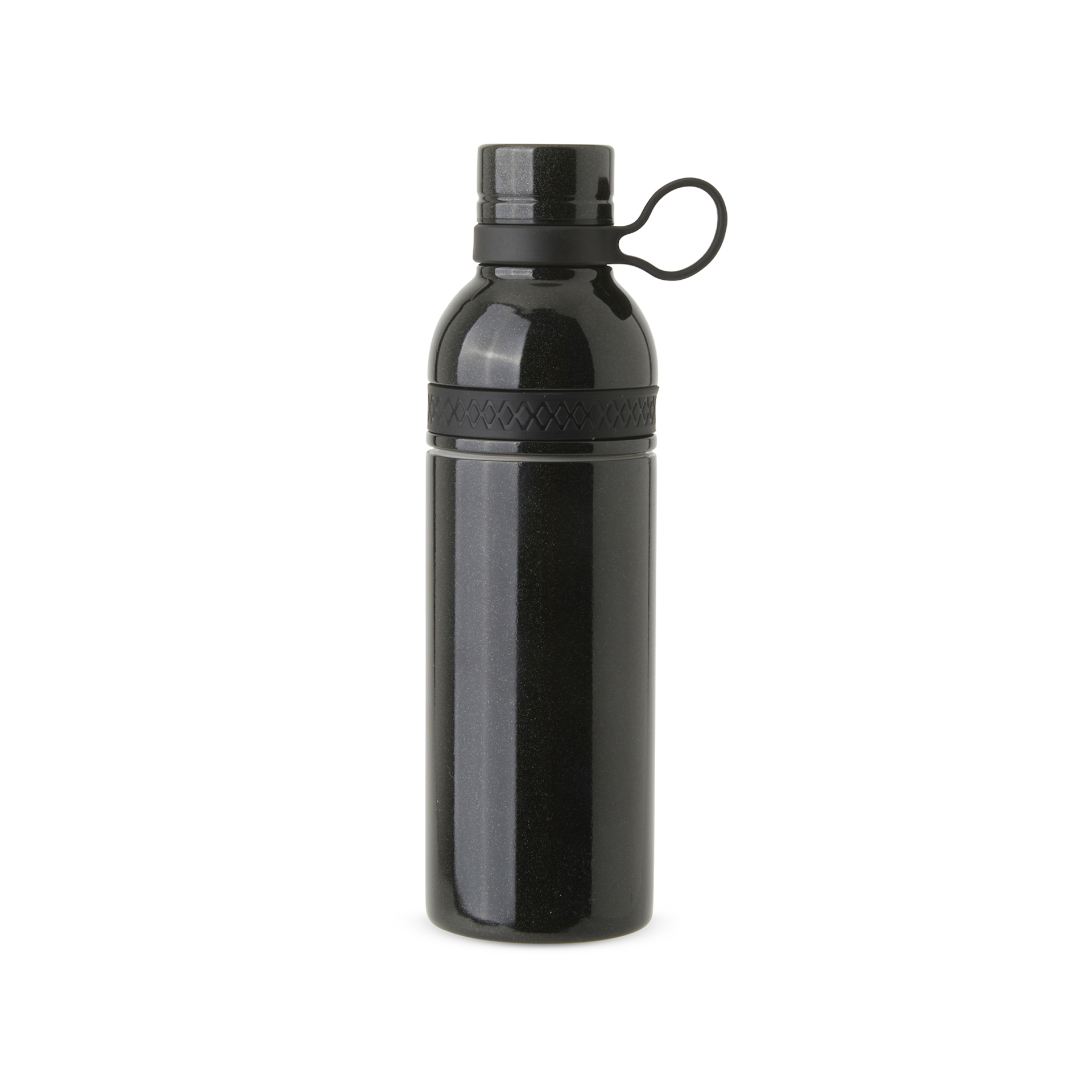 Borraccia Termica Nera Con Doppia Apertura - Acciaio Inox – 550 Ml, , large