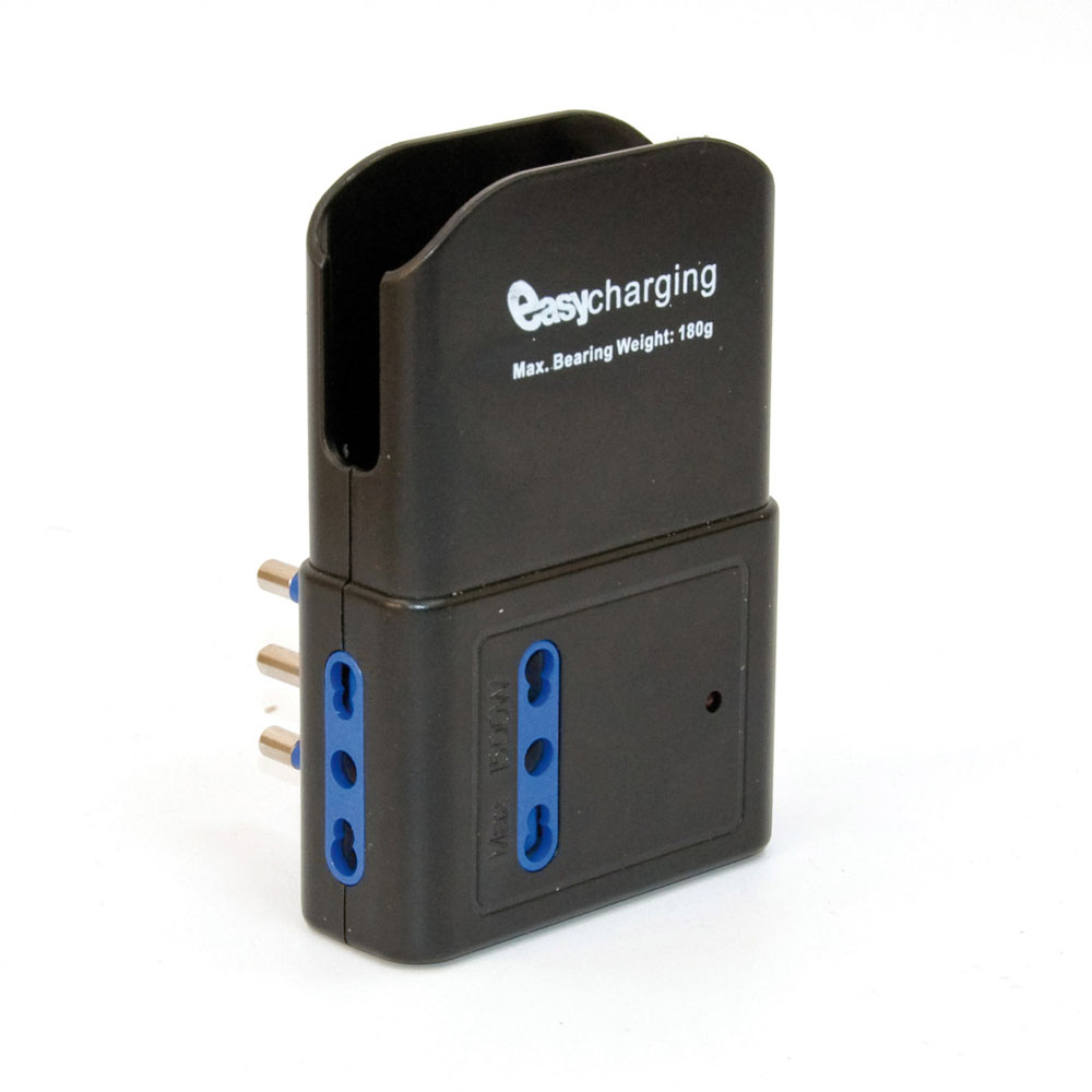Presa multipla con porta USB e base di appoggio per cellulare, , large