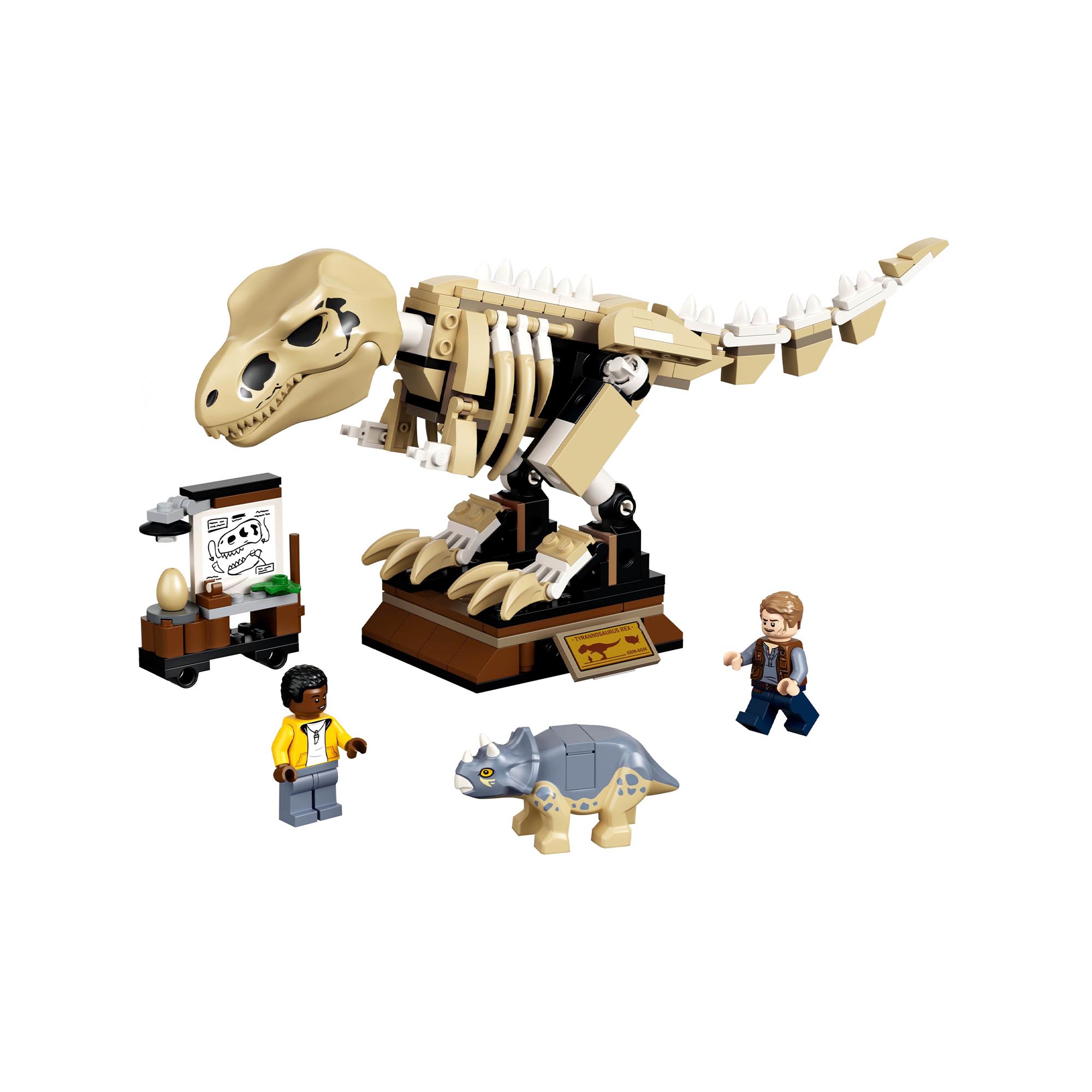 LEGO Jurassic World La Mostra del Fossile di Dinosauro T. Rex, Per Bambini dai 7 76940, , large