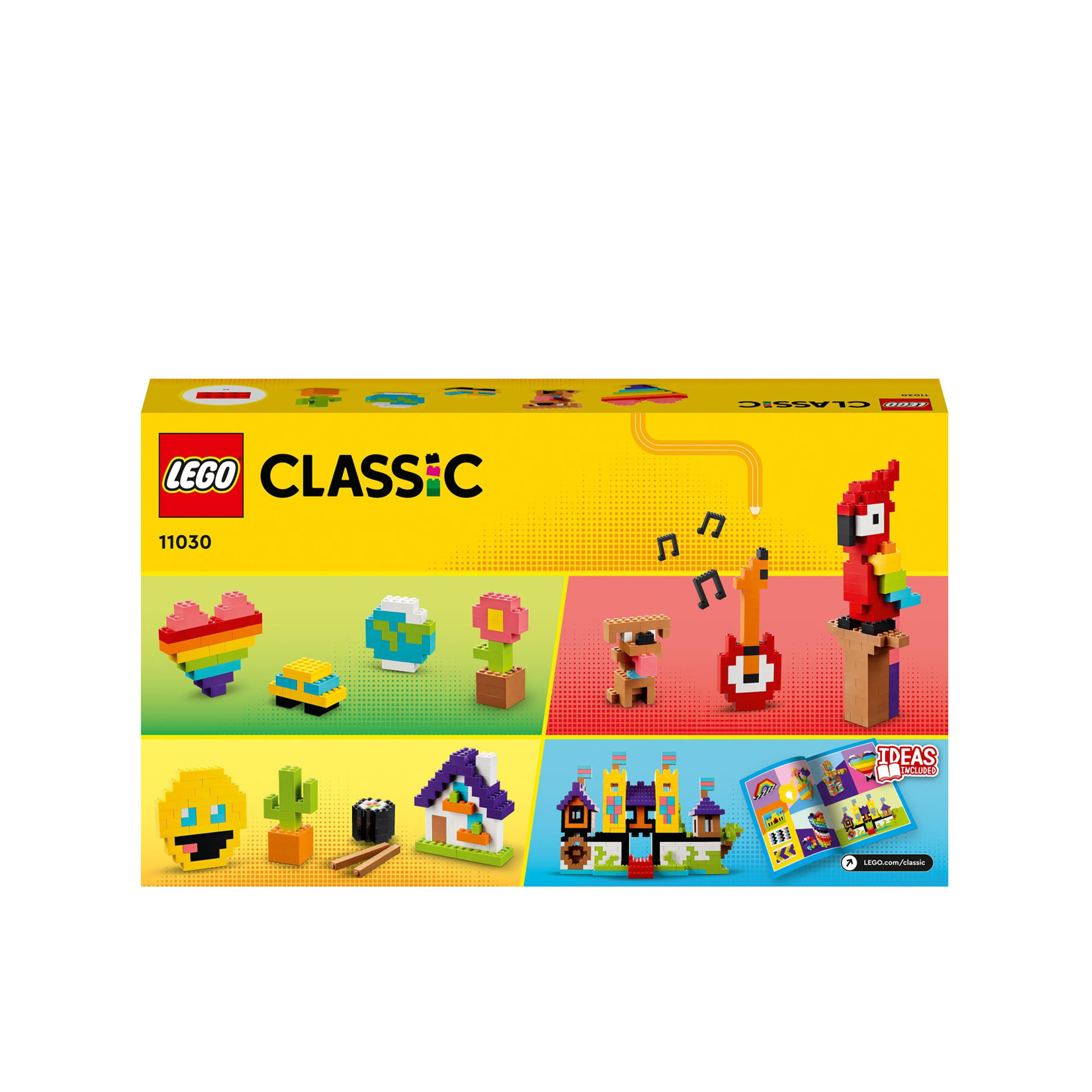 LEGO 11030 Classic Tanti Tanti Mattoncini, Set di Costruzioni con Emoji Sorriden 11030, , large