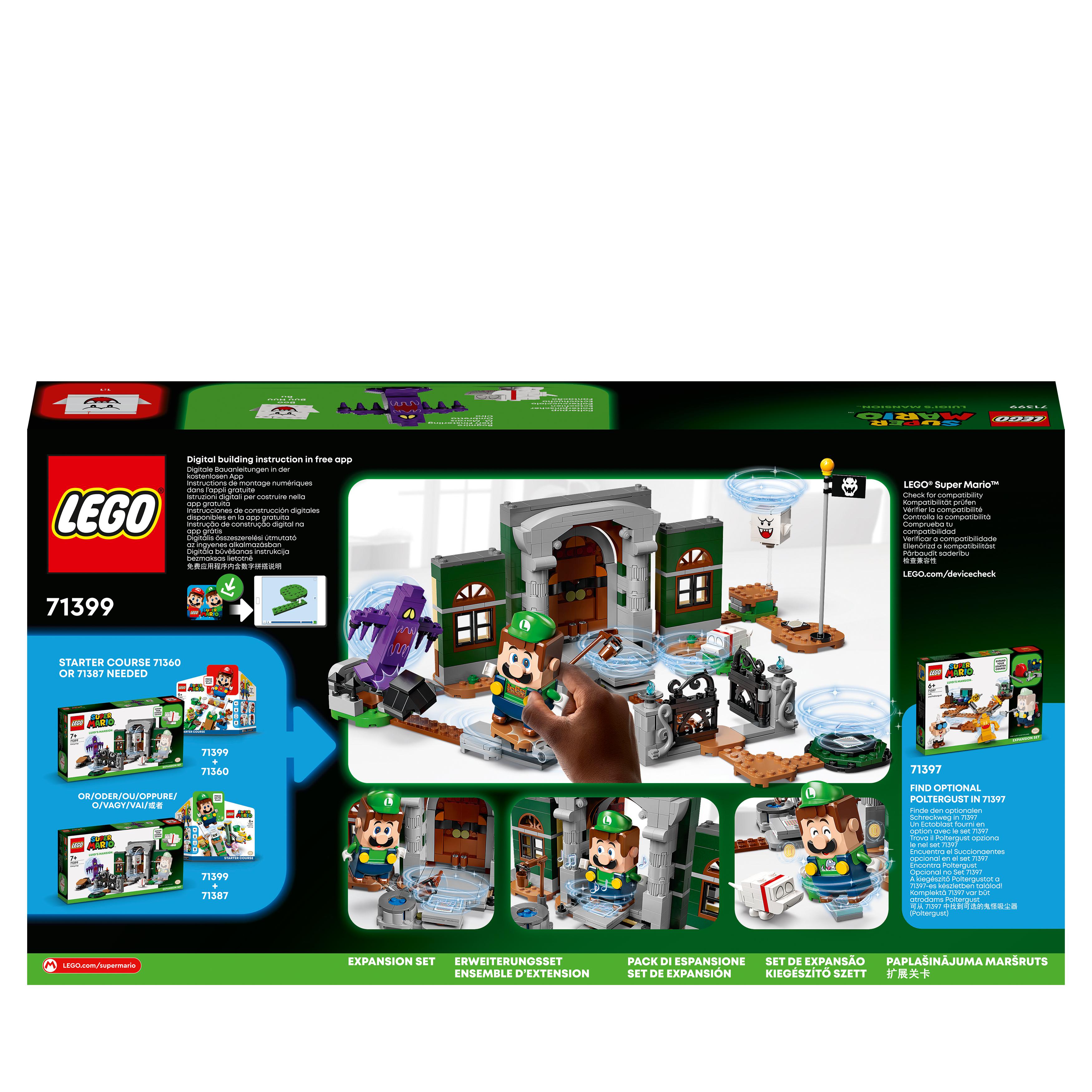 LEGO Super Mario Atrio di Luigi's Mansion - Pack di Espansione, Giocattolo da C 71399, , large