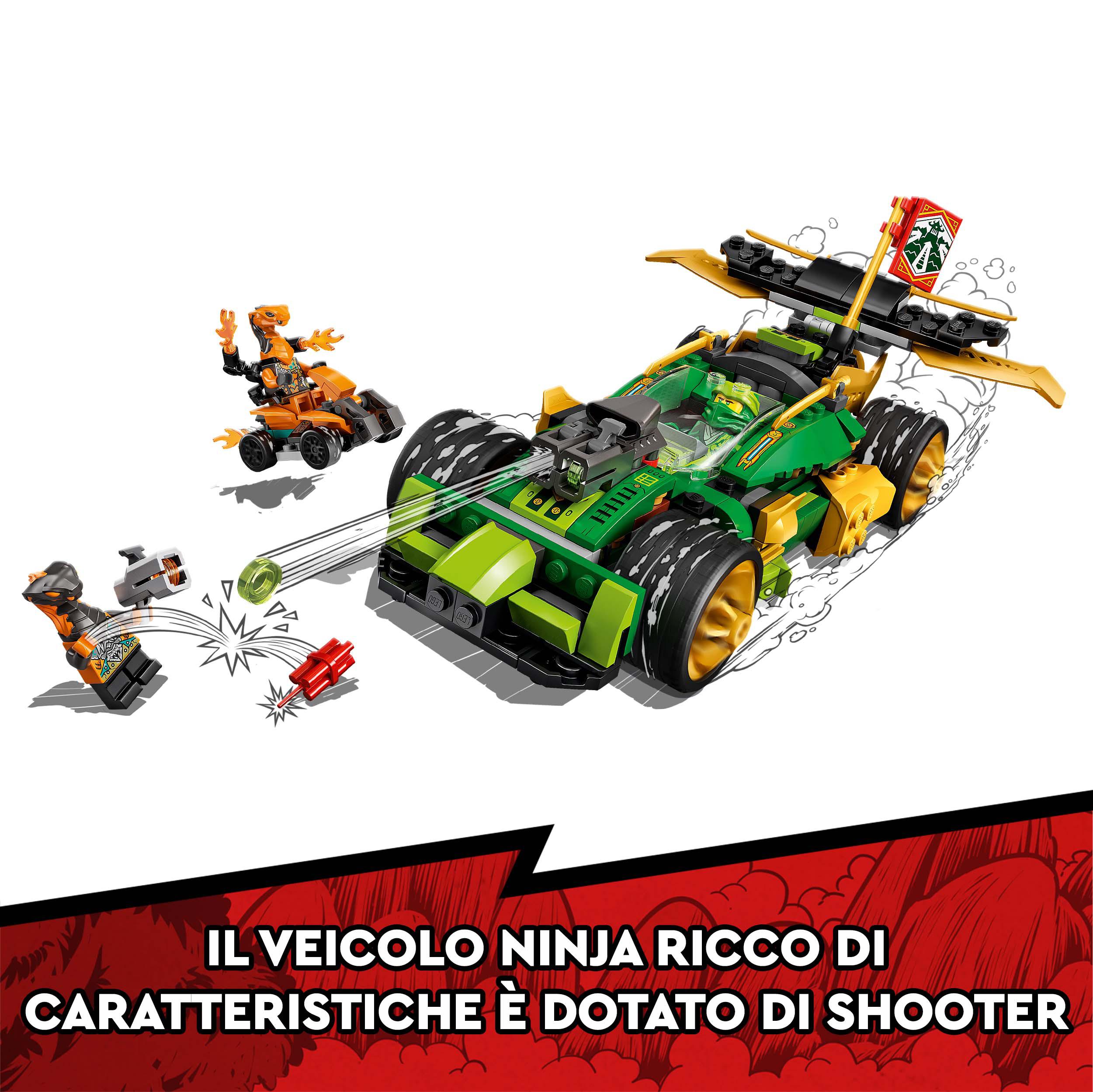 LEGO NINJAGO Auto da Corsa di Lloyd - EVOLUTION, Set per Bambini di 6 Anni con Q 71763, , large
