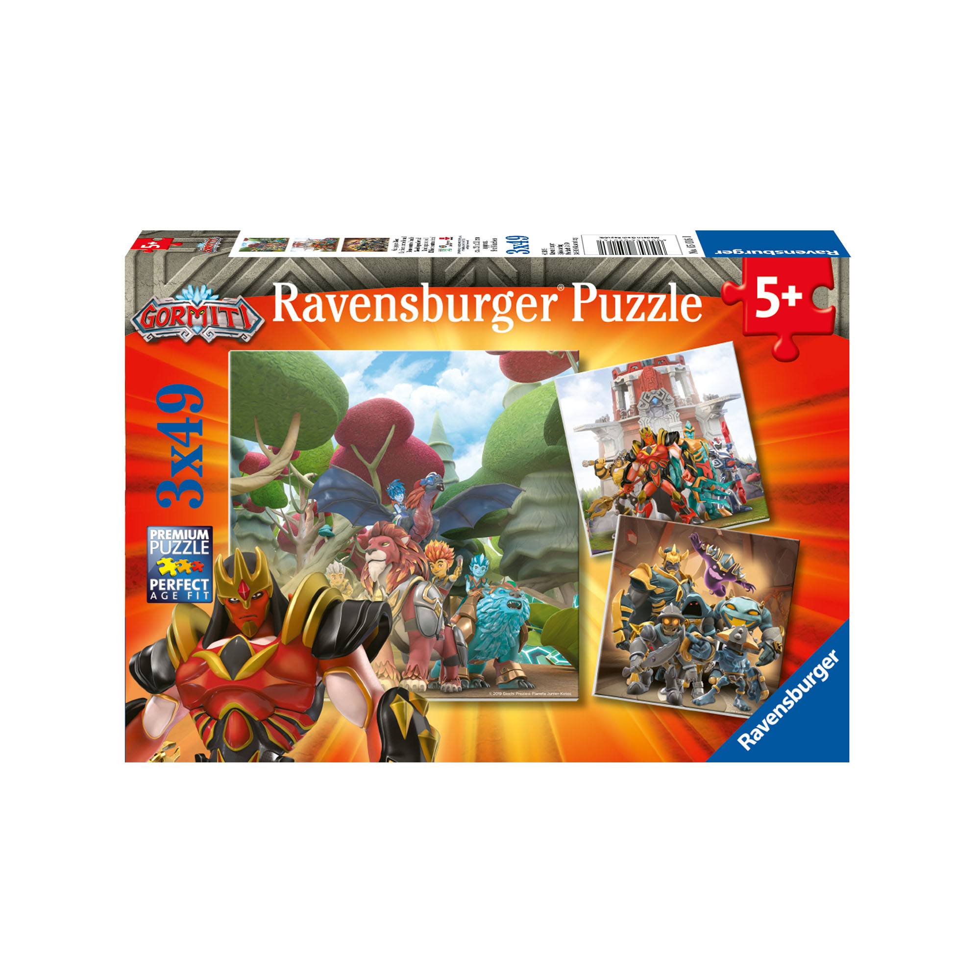 Ravensburger Puzzle 3x49 Pezzi 05016 - Gormiti, , large