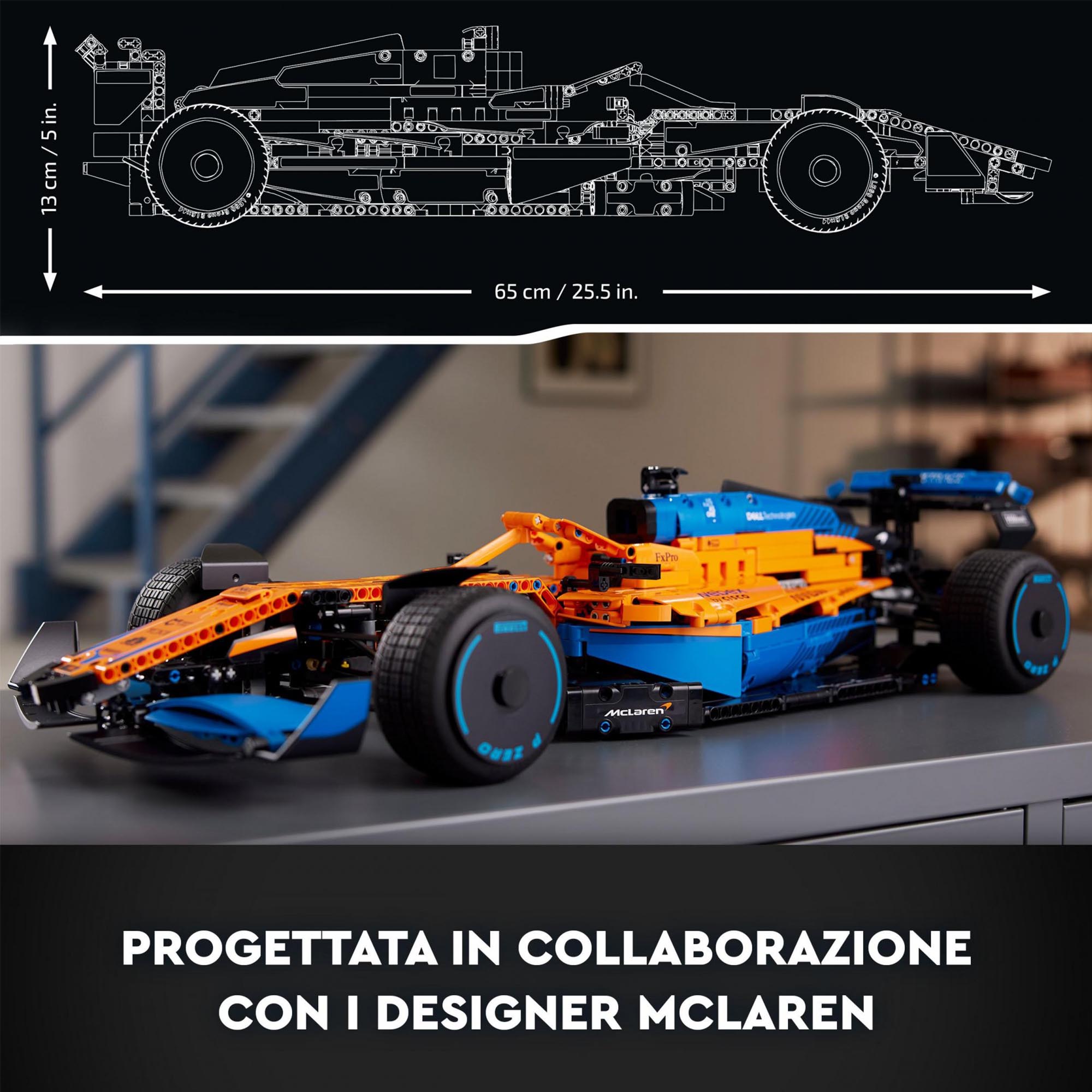 LEGO 42141 Technic Monoposto McLaren Formula 1 2022, Auto Replica F1, Set per Ad 42141, , large
