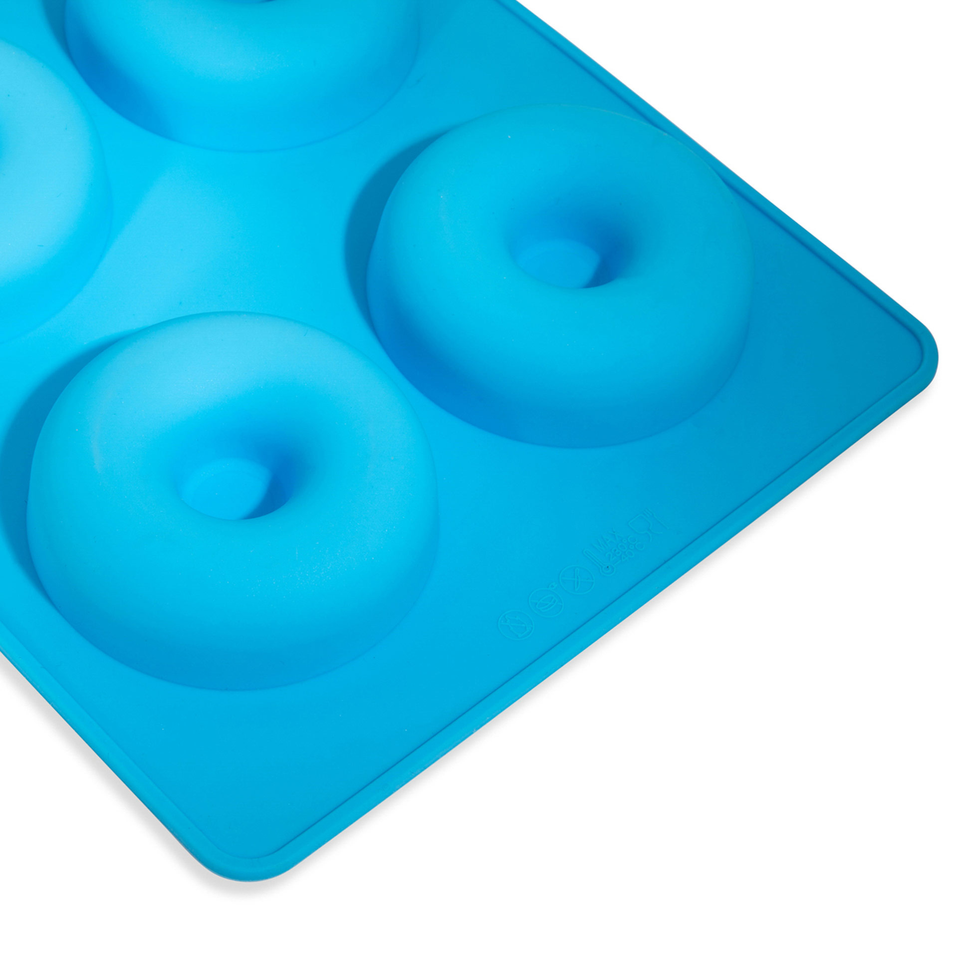 Stampo in silicone per 6 ciambelline, , large