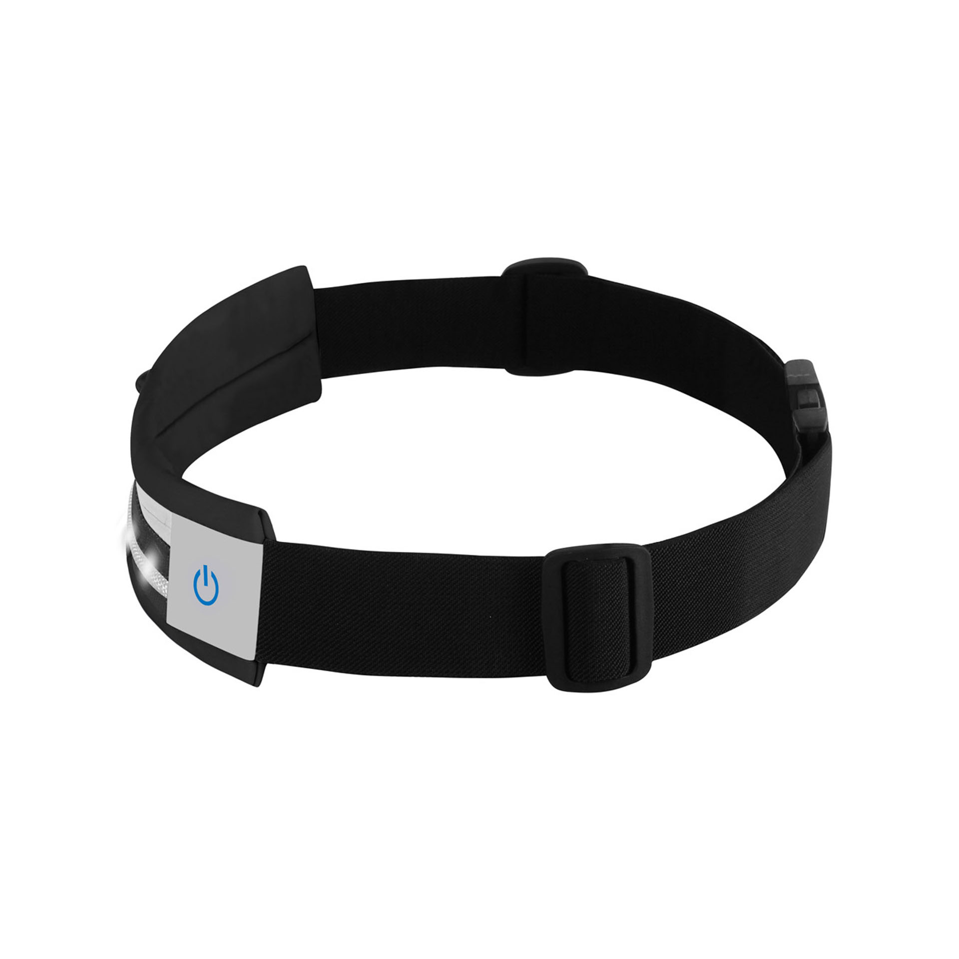 Cintura da running con led e porta oggetti, , large