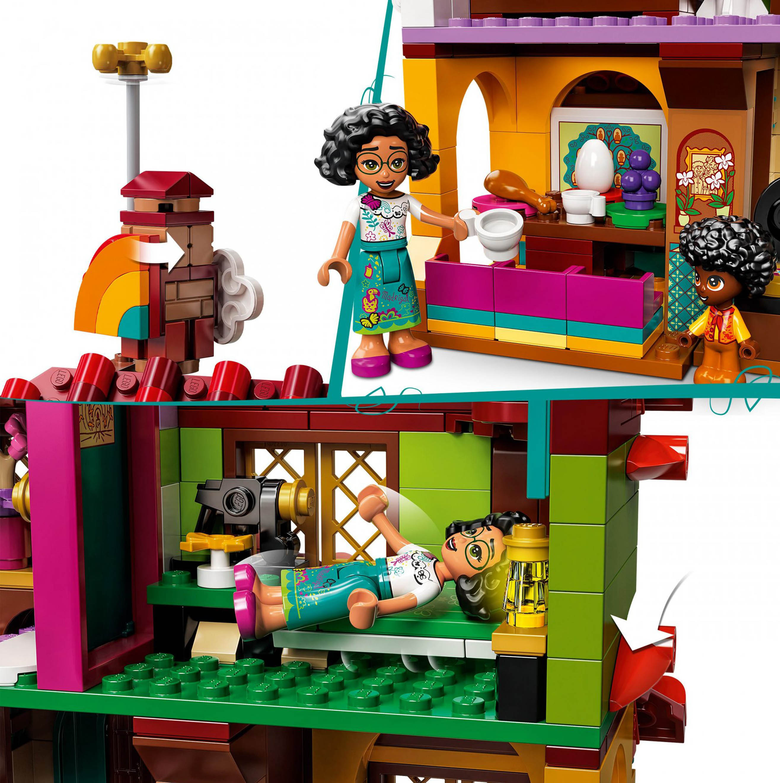 LEGO Disney Princess la Casa dei Madrigal, Giocattolo con Mini-Bamboline, Idea R 43202, , large