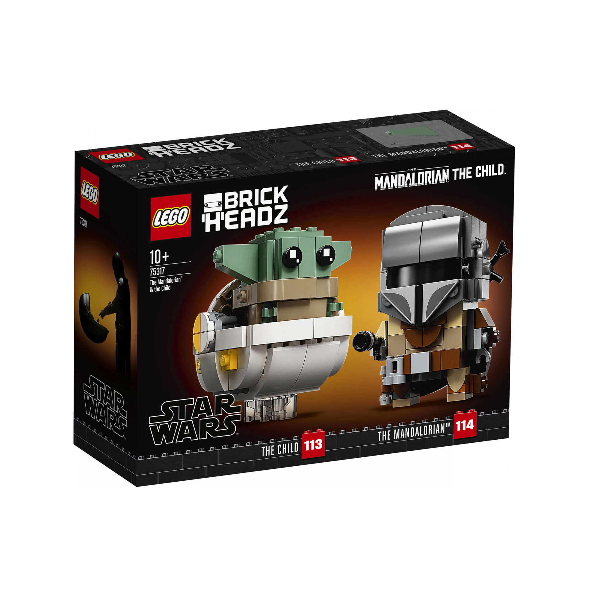 LEGO Star Wars Il Mandaloriano e il Bambino, Set di Costruzioni per Bambini, 10  75317, , large