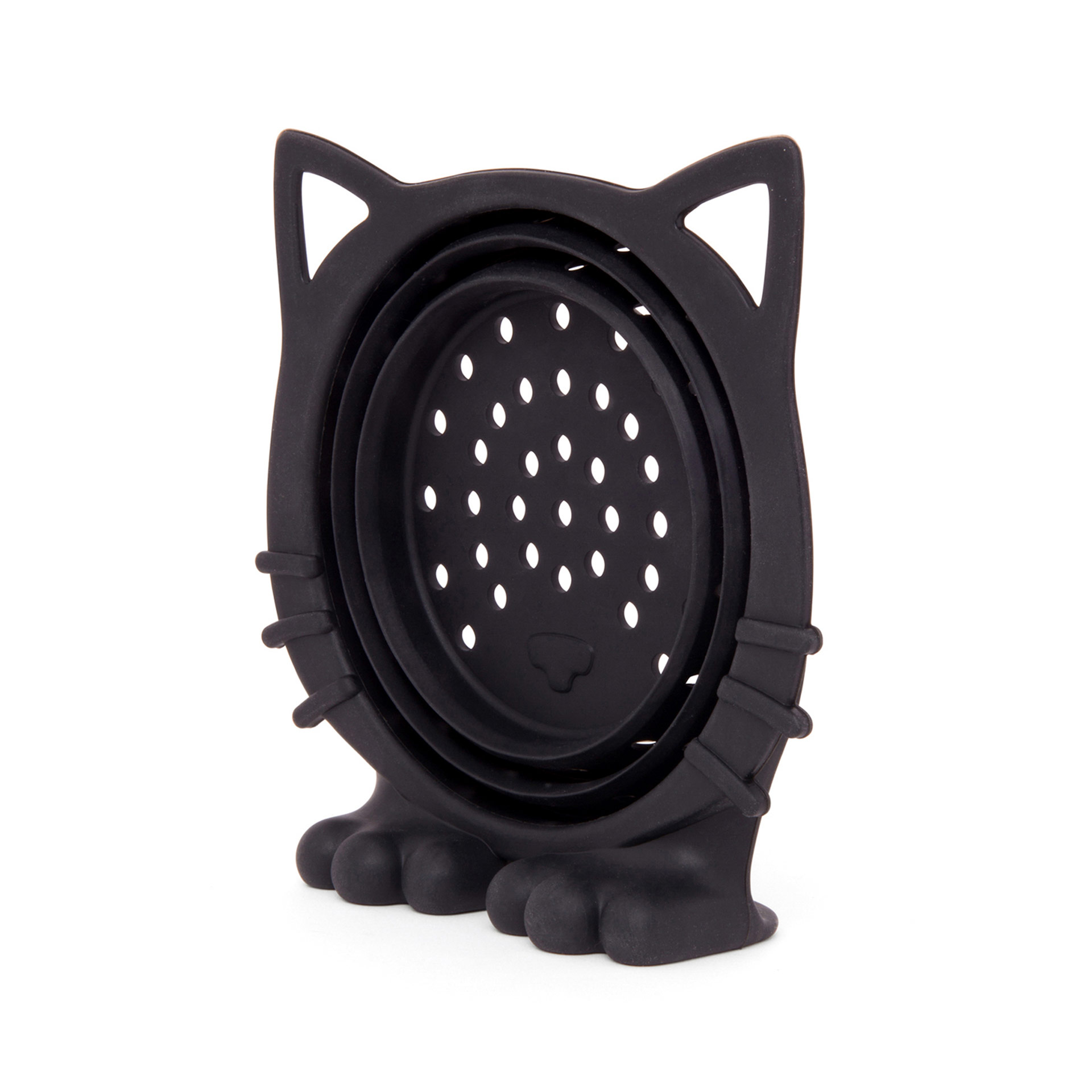 Mini scolatutto pieghevole gatto, , large