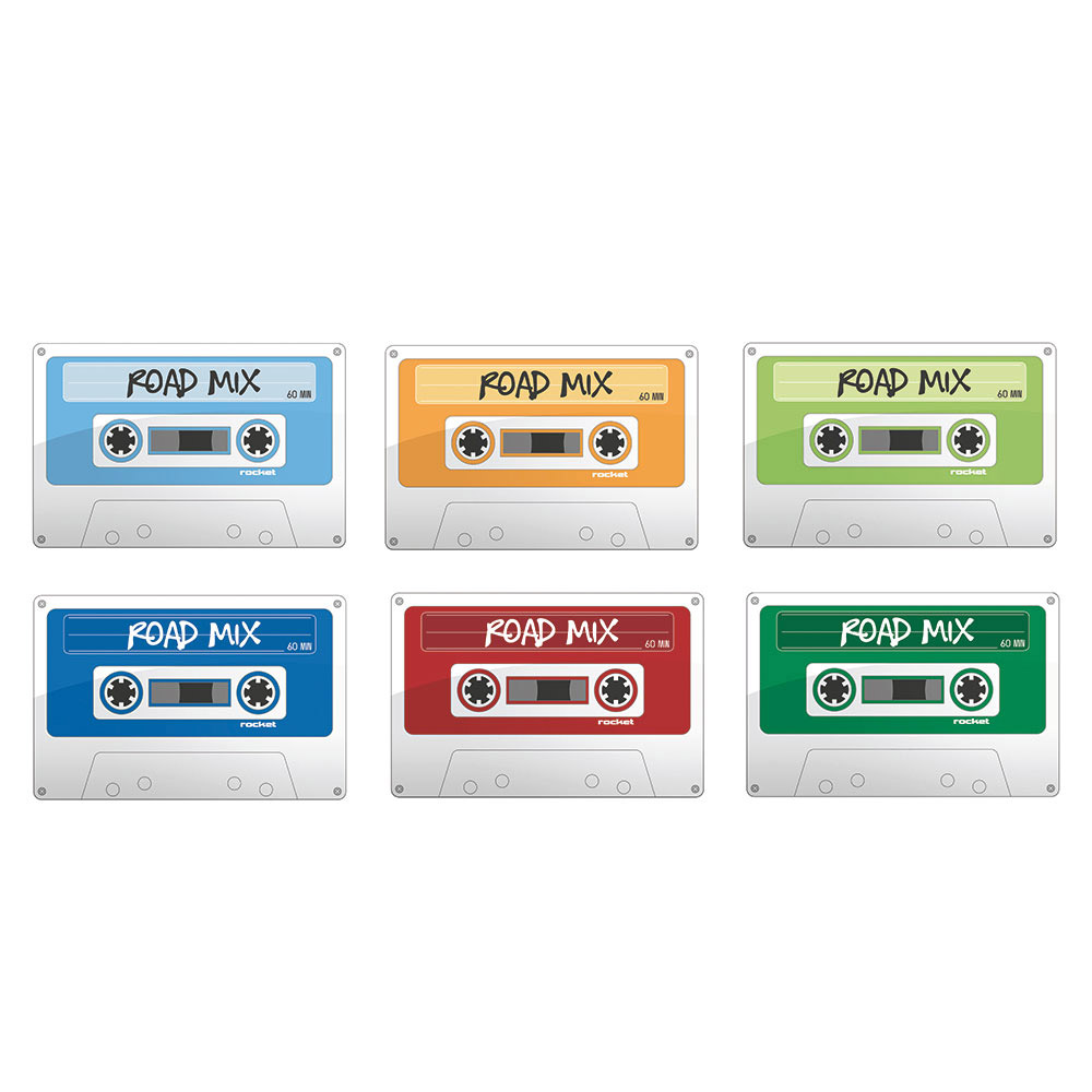 Set 6 tovagliette Cassette, , large