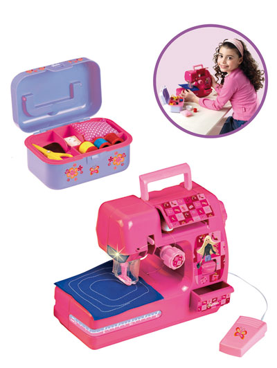 Macchina per cucire di Barbie con accessori, , large