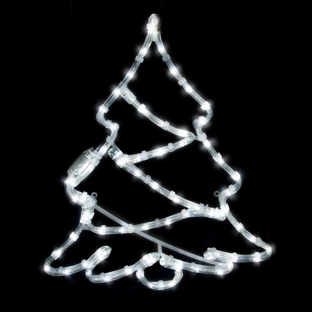 Decorazione luminosa da esterno a forma di albero di Natale, , large