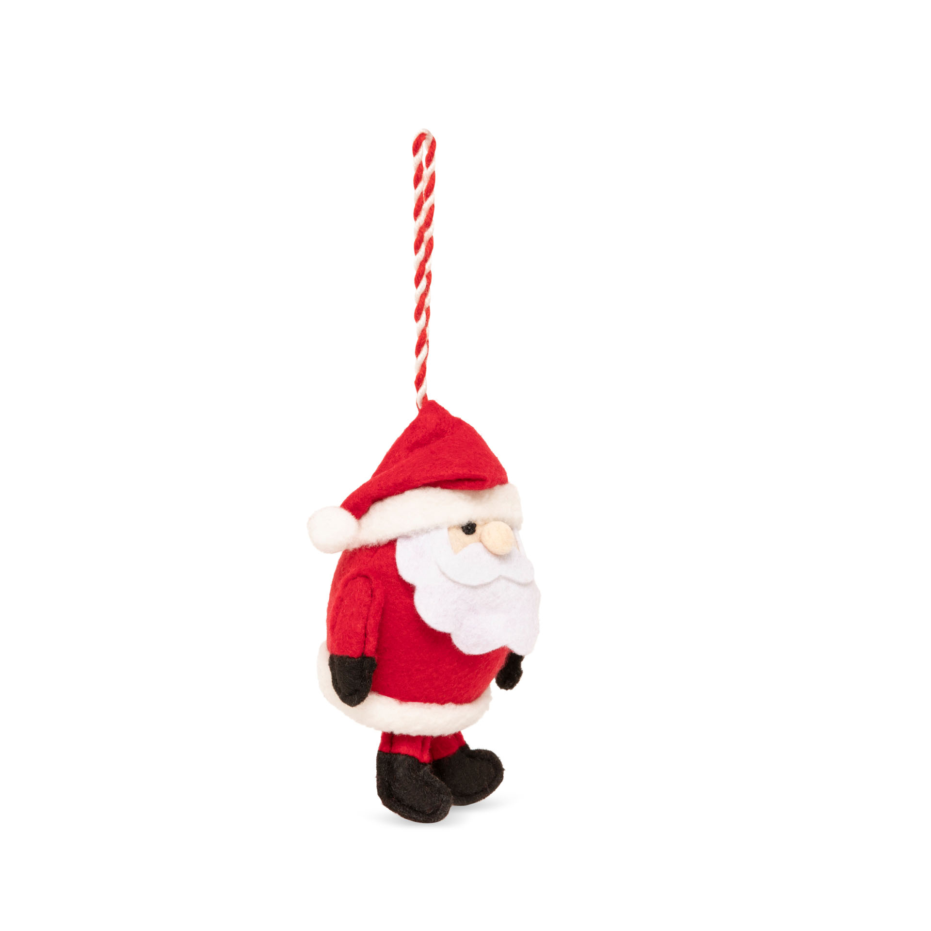 Decorazione da appendere con sonaglio - Babbo Natale, , large