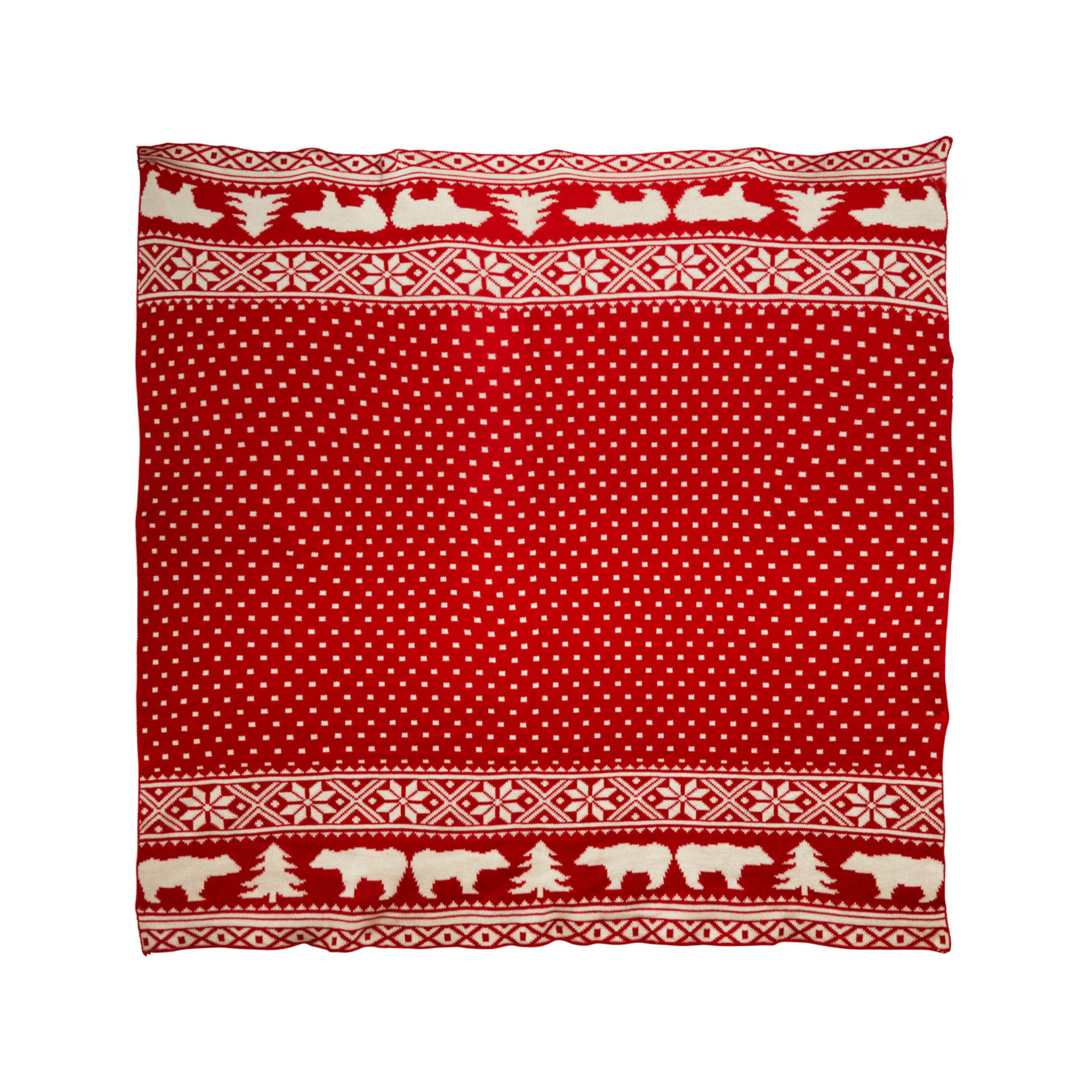 Coperta natalizia double face, , large